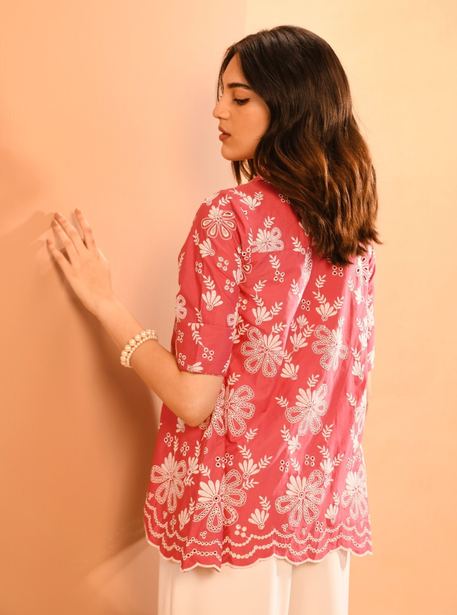 Chiara Iconic Cotton Fuchsia Shirt