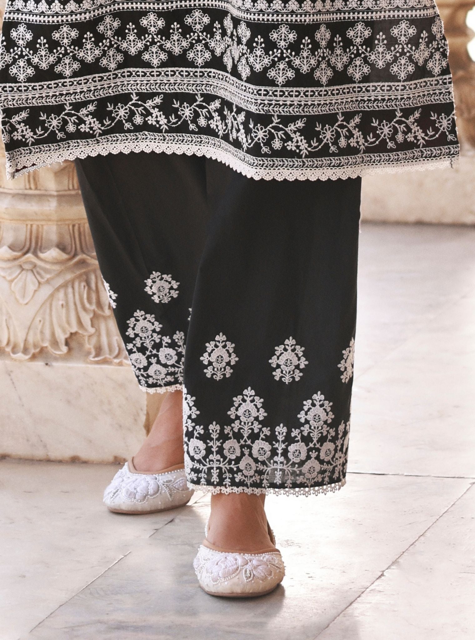 Lomeya Black Kurta Set