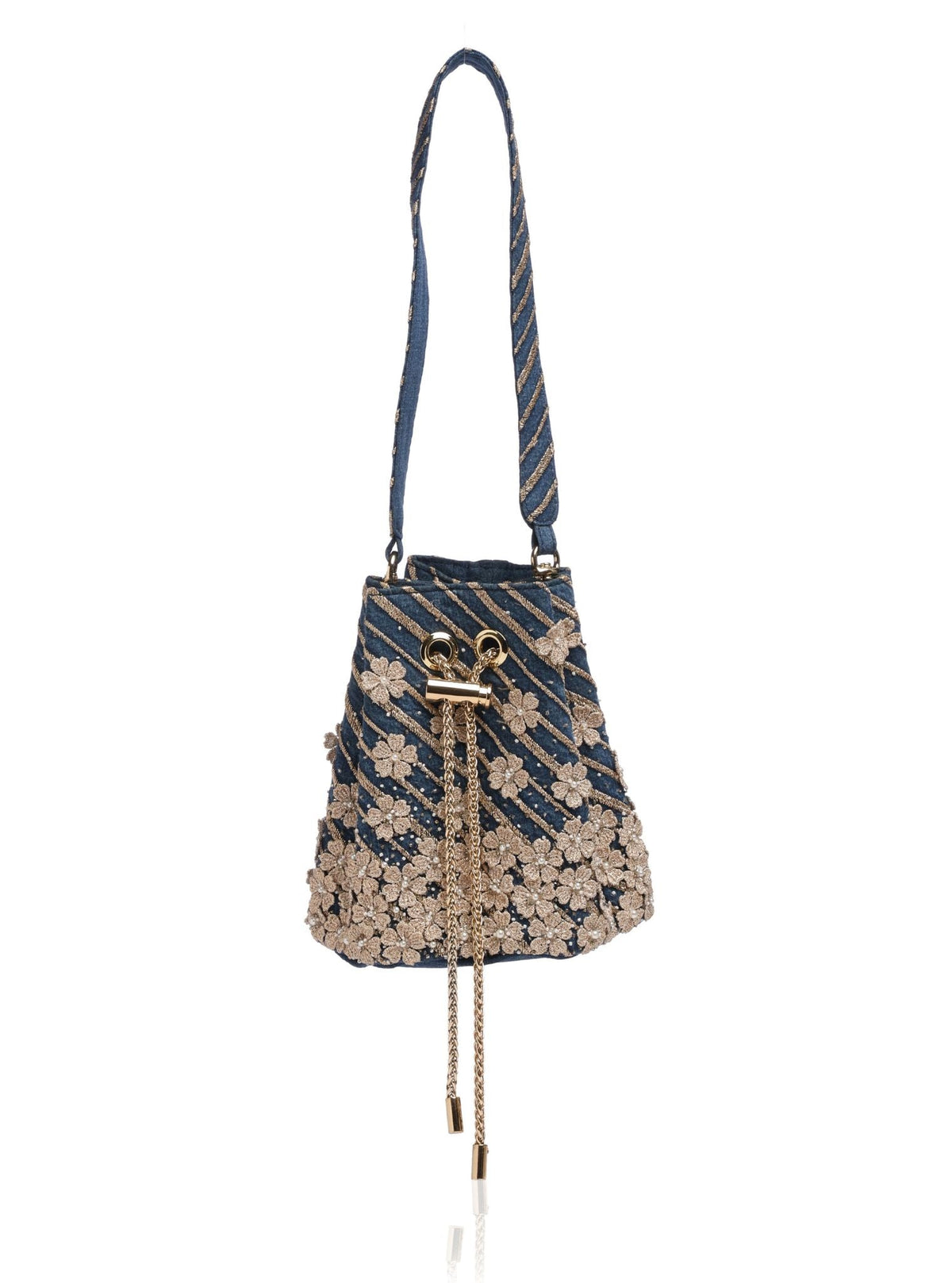 Uptown Girl Denim Potli Bag