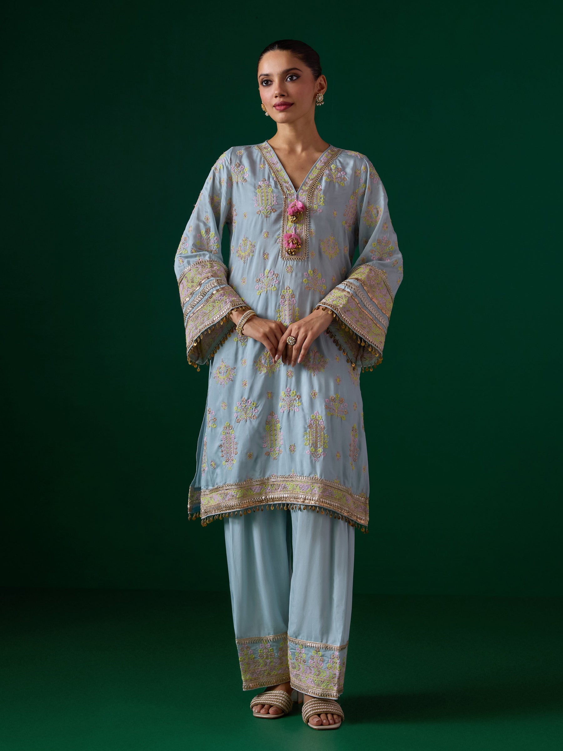 Noreya Lawn Blue Kurta Set