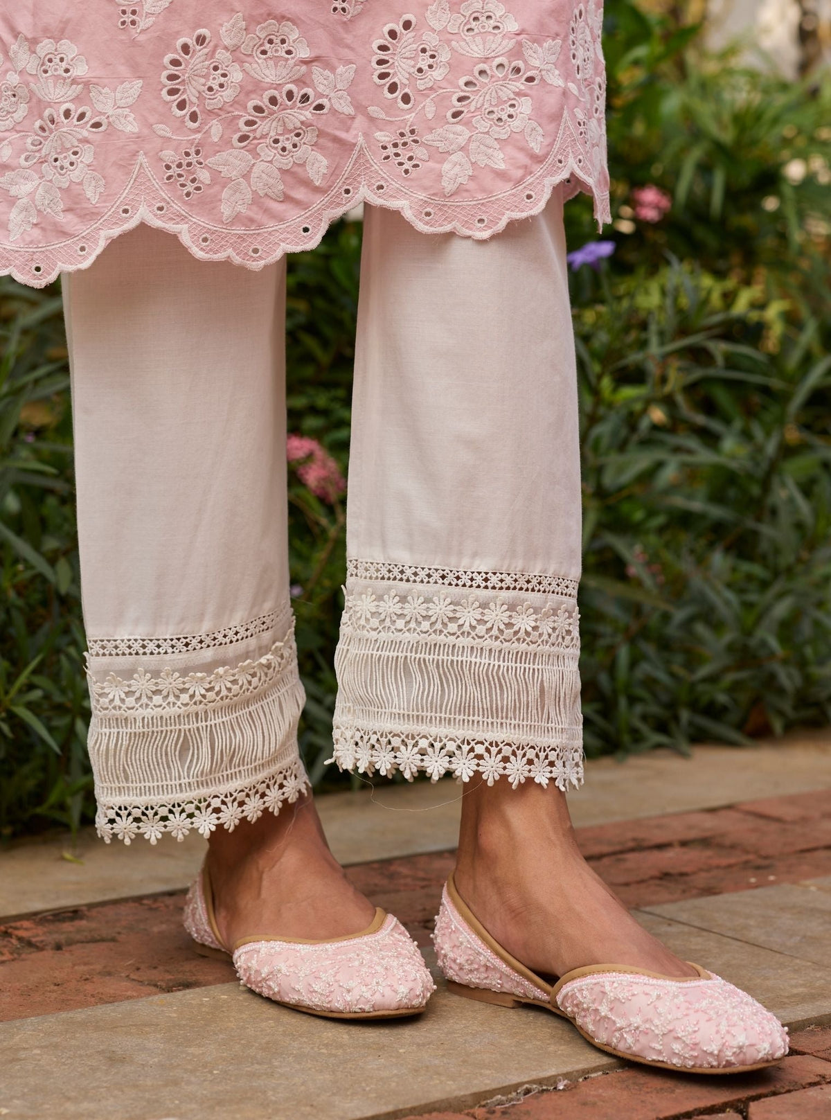 Avo Supima Cotton Pink Kurta Set