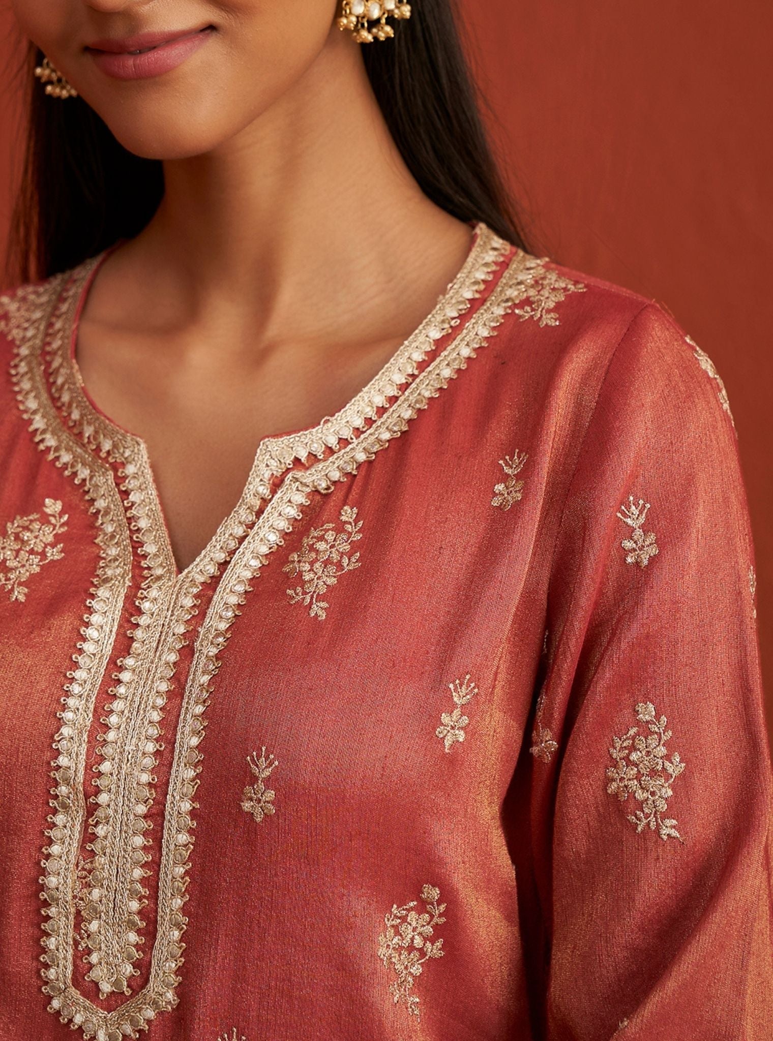 Mulmul HO Silk Vaari Pink Dupatta