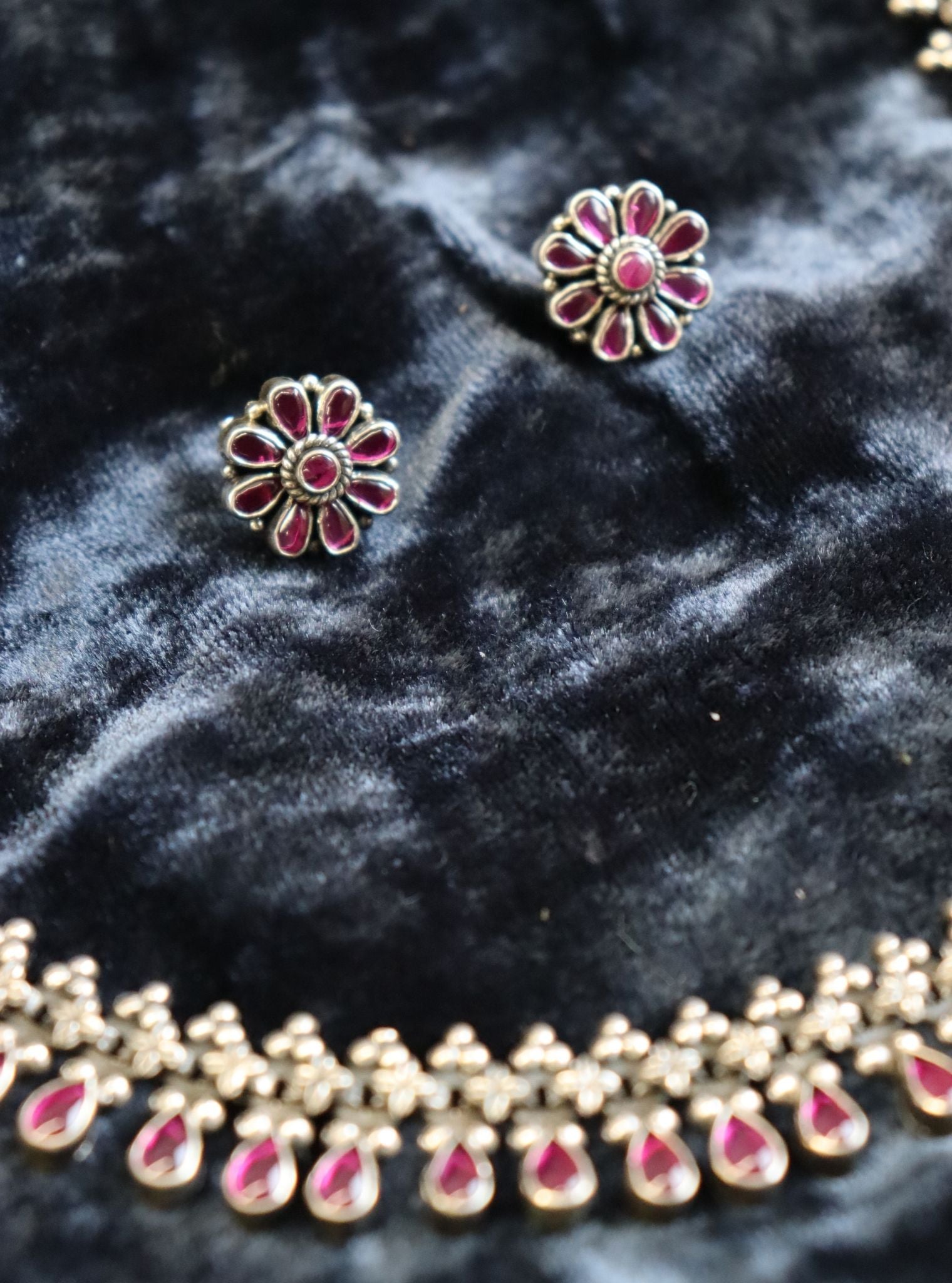 Pure Silver Misha Pink Necklace