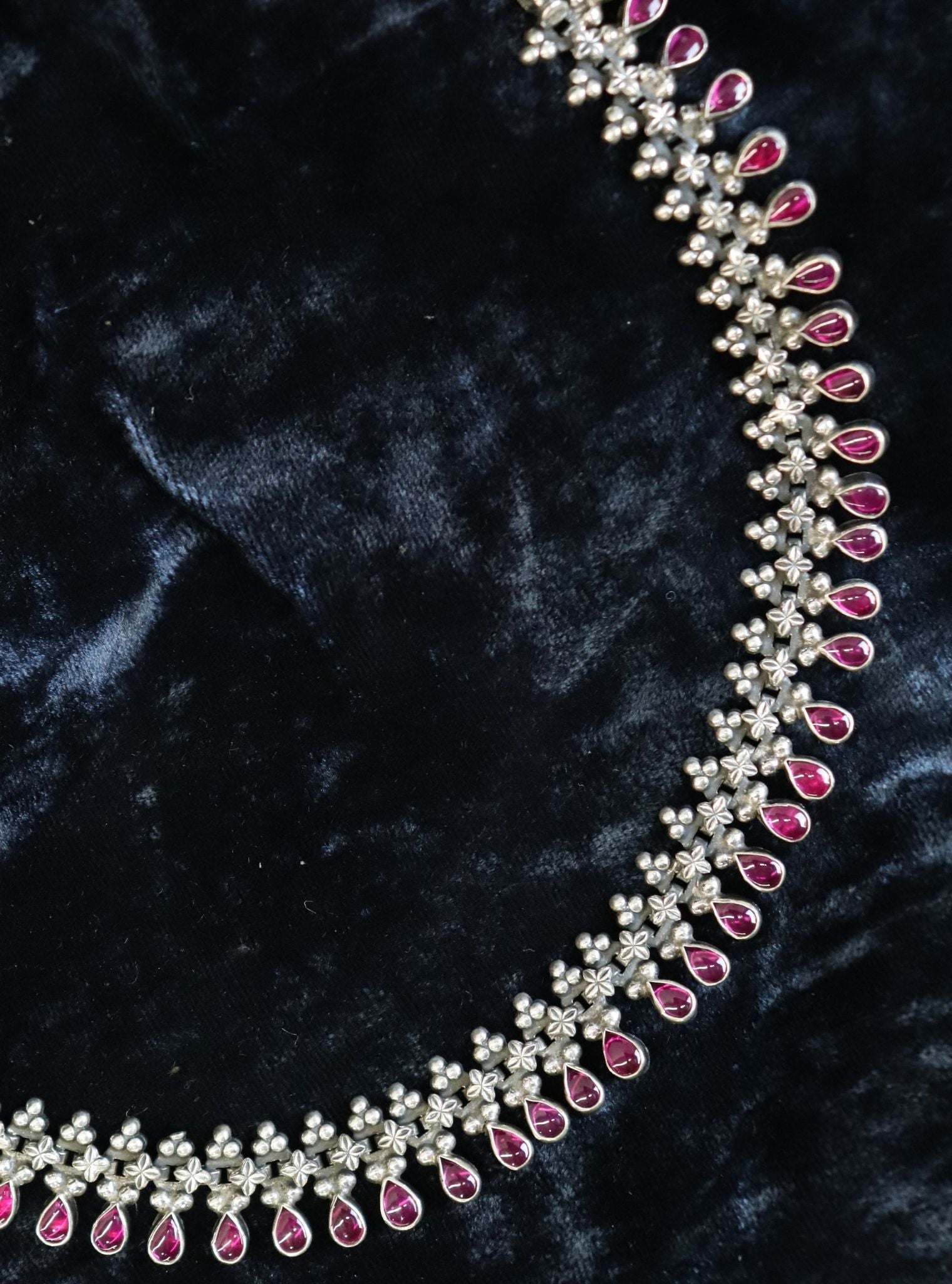 Pure Silver Misha Pink Necklace