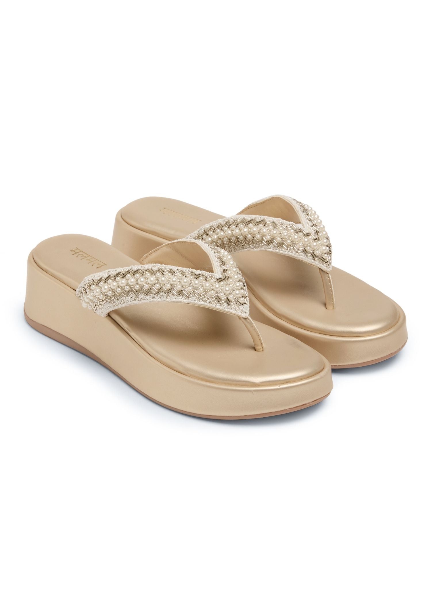 Sterling Silver Vegan Wedge Sandal