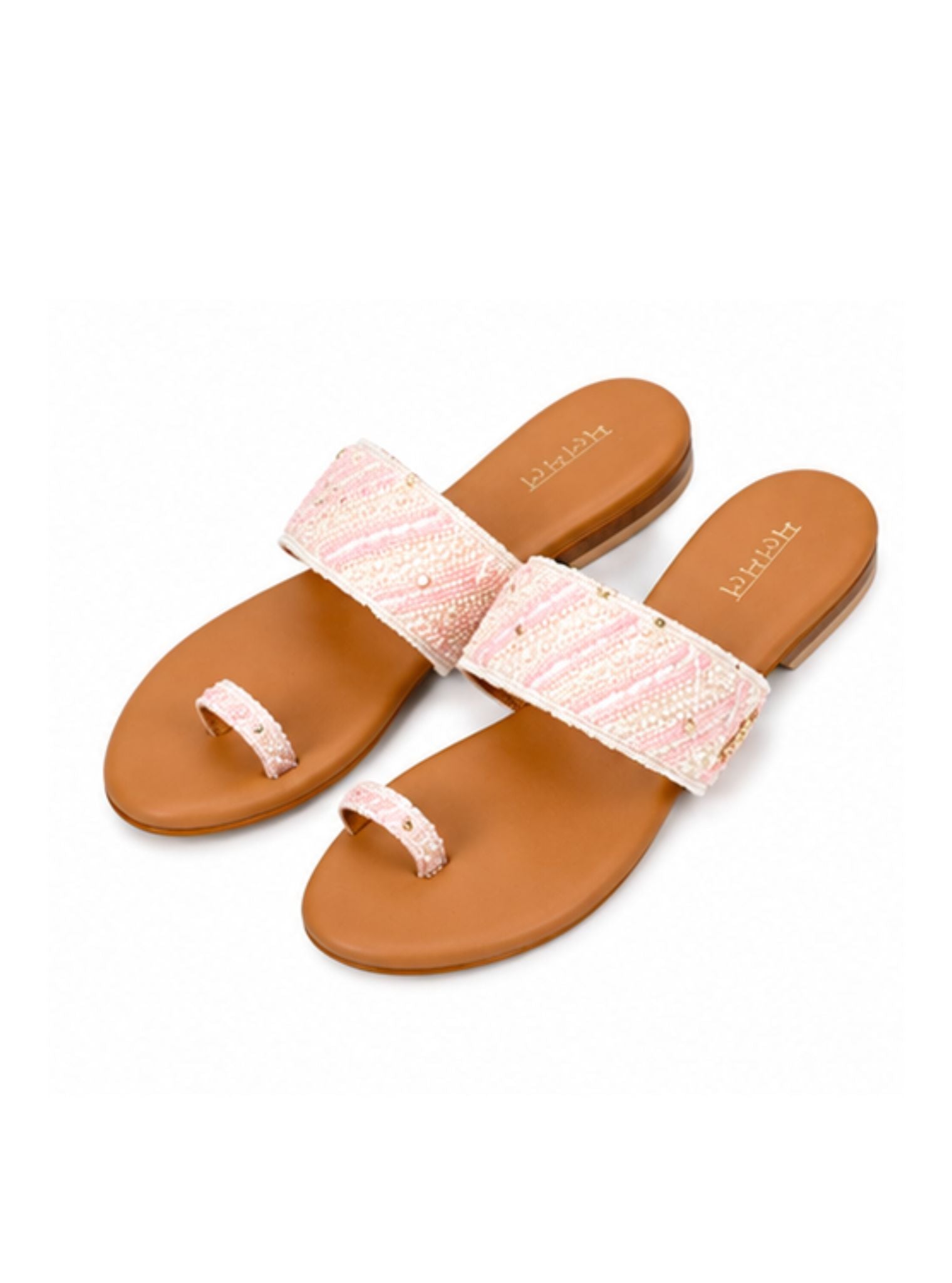 Sarah Pink Vegan Kohla Sandal