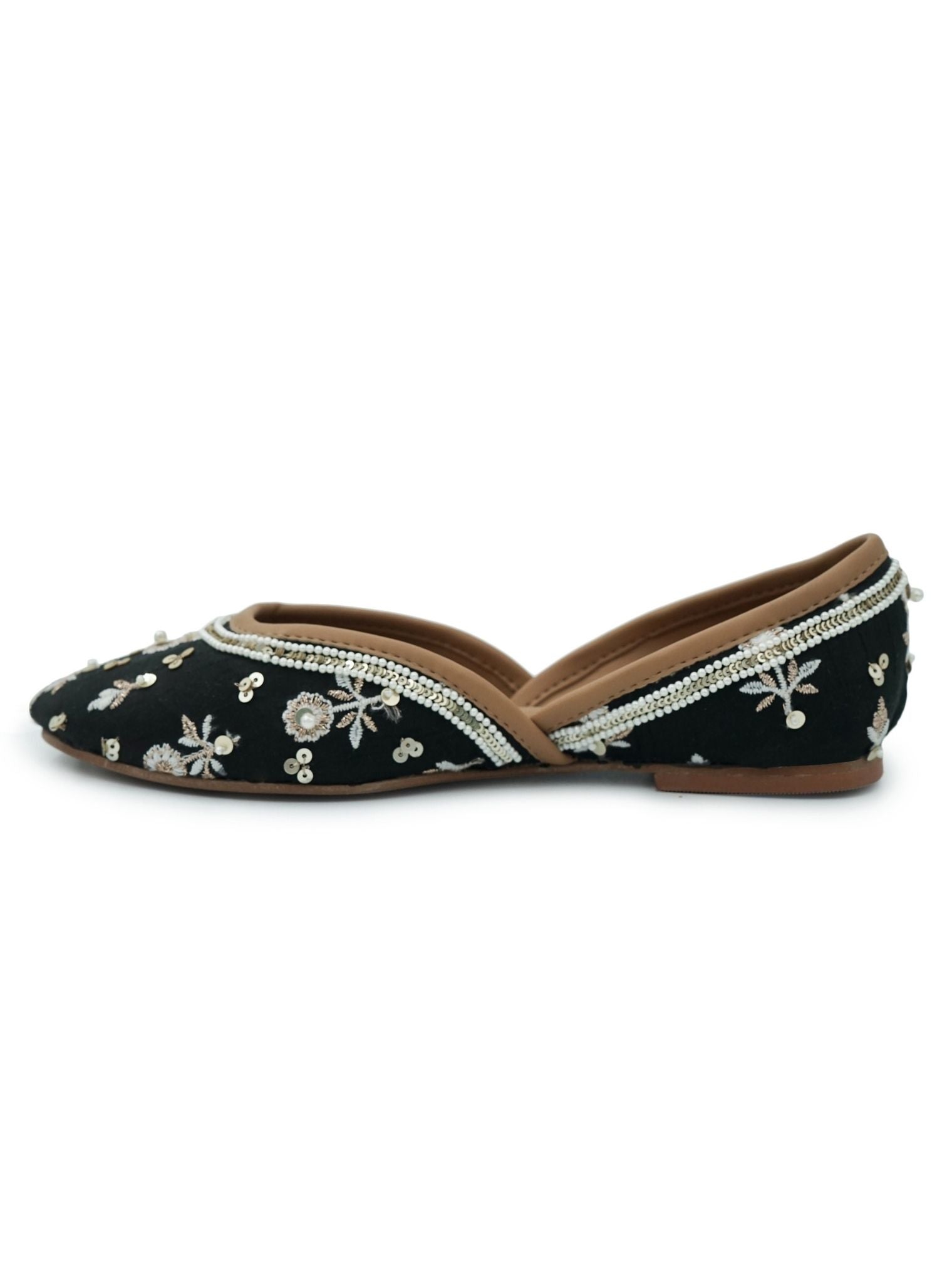Nadia Black Vegan Jutti
