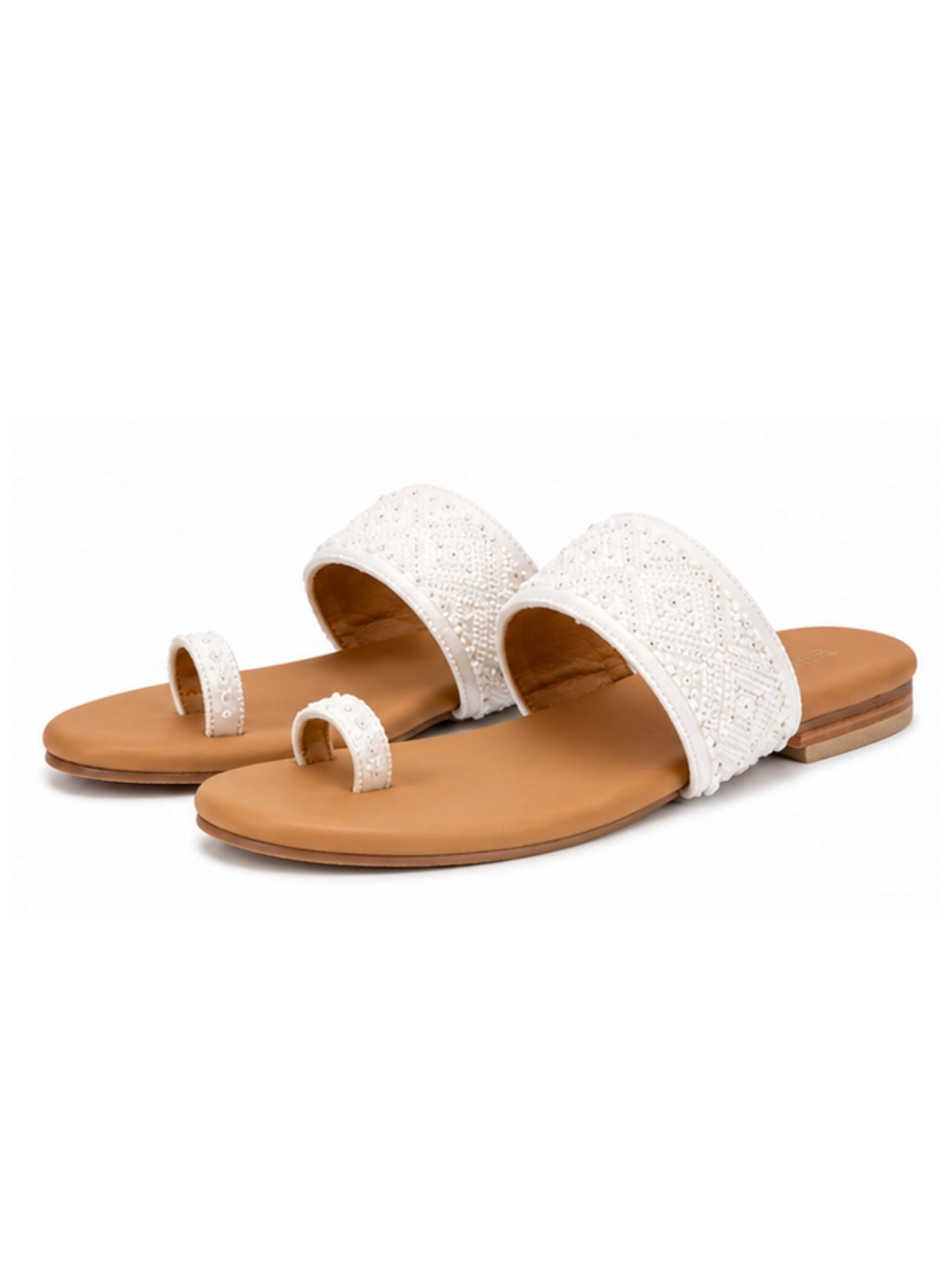 Meghan White Vegan Kohla Sandal