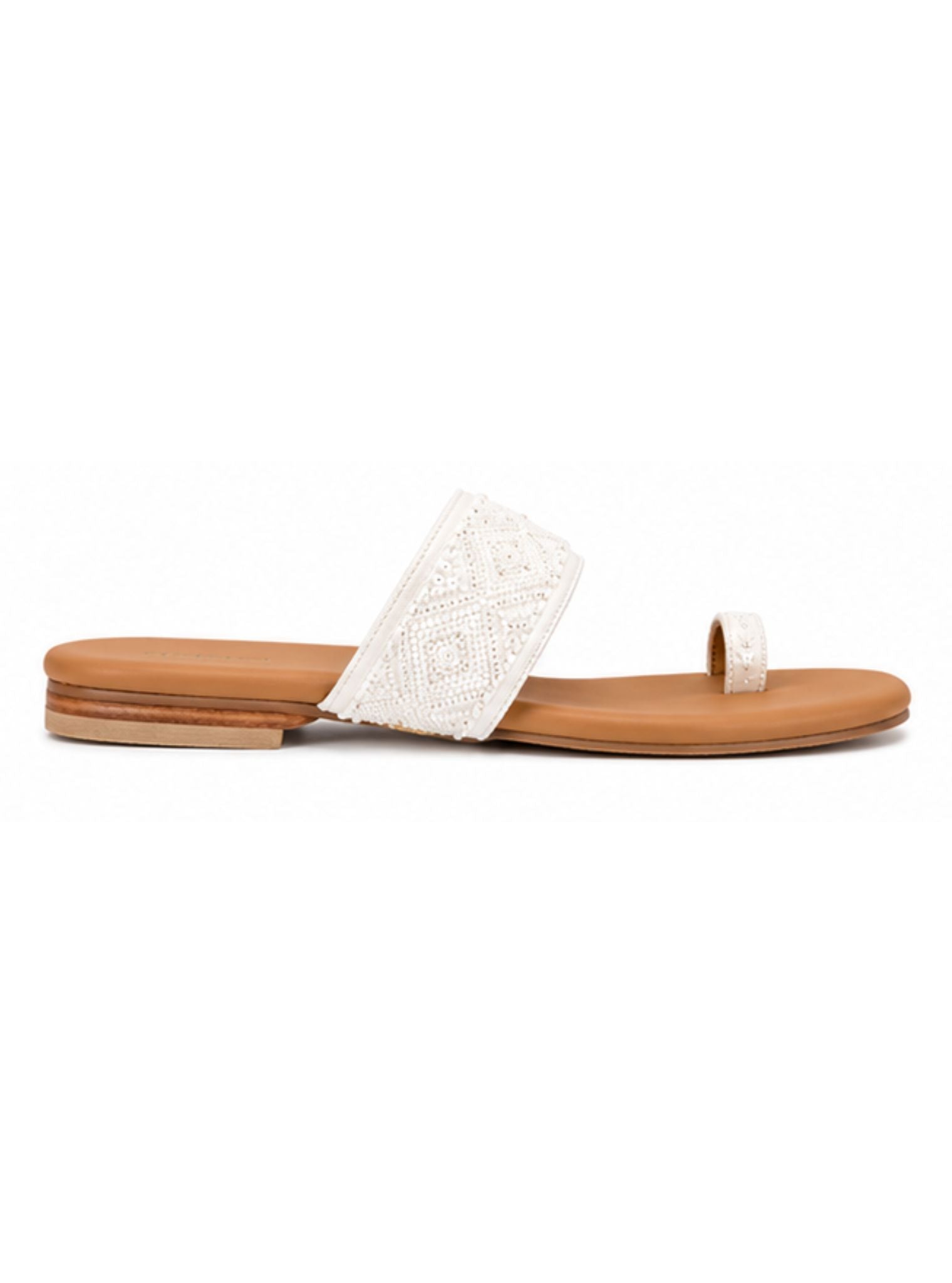 Meghan White Vegan Kohla Sandal