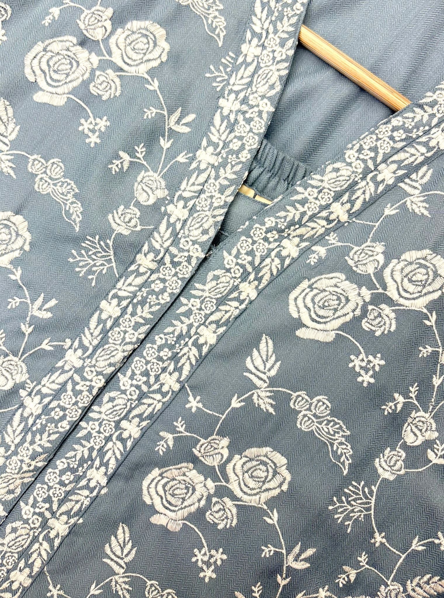 Greta Wool Light Blue Kurta Set