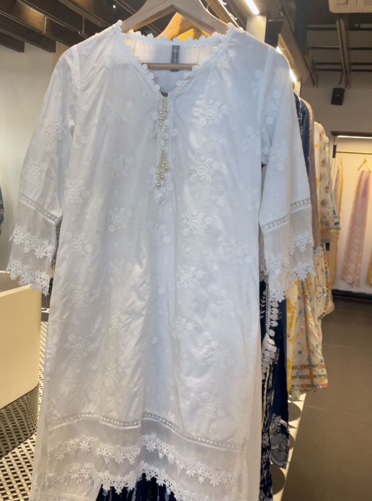 Emmie Supima Cotton Lilac Kurta