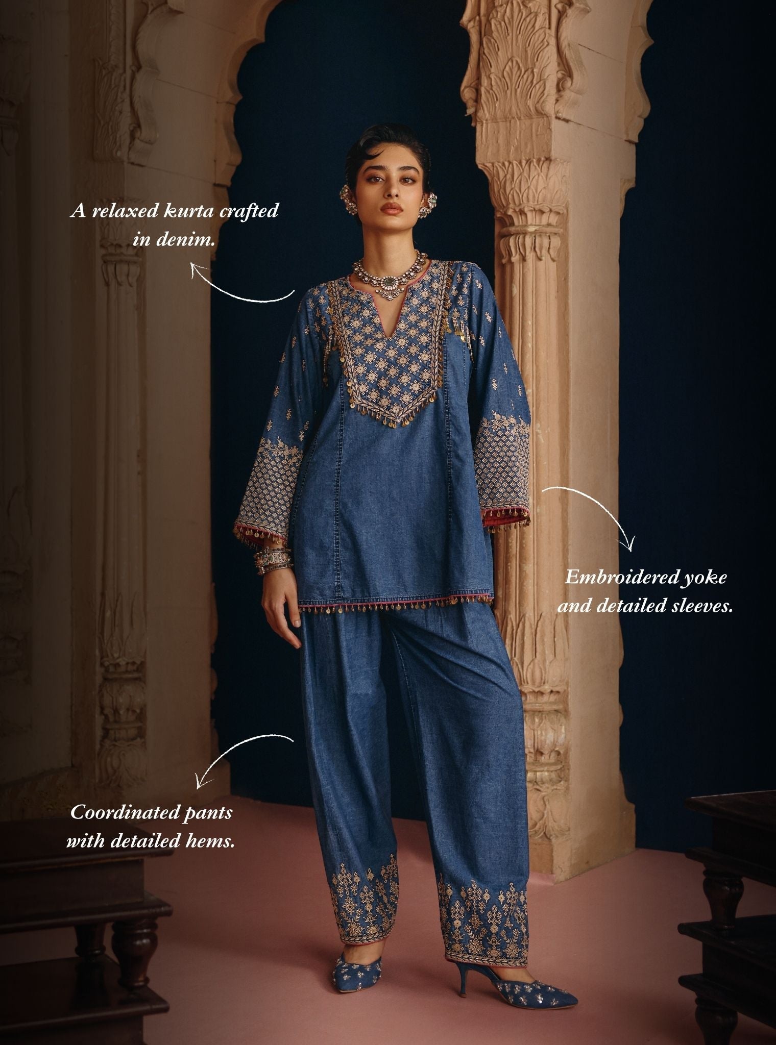 Maru Denim Co-ord Set