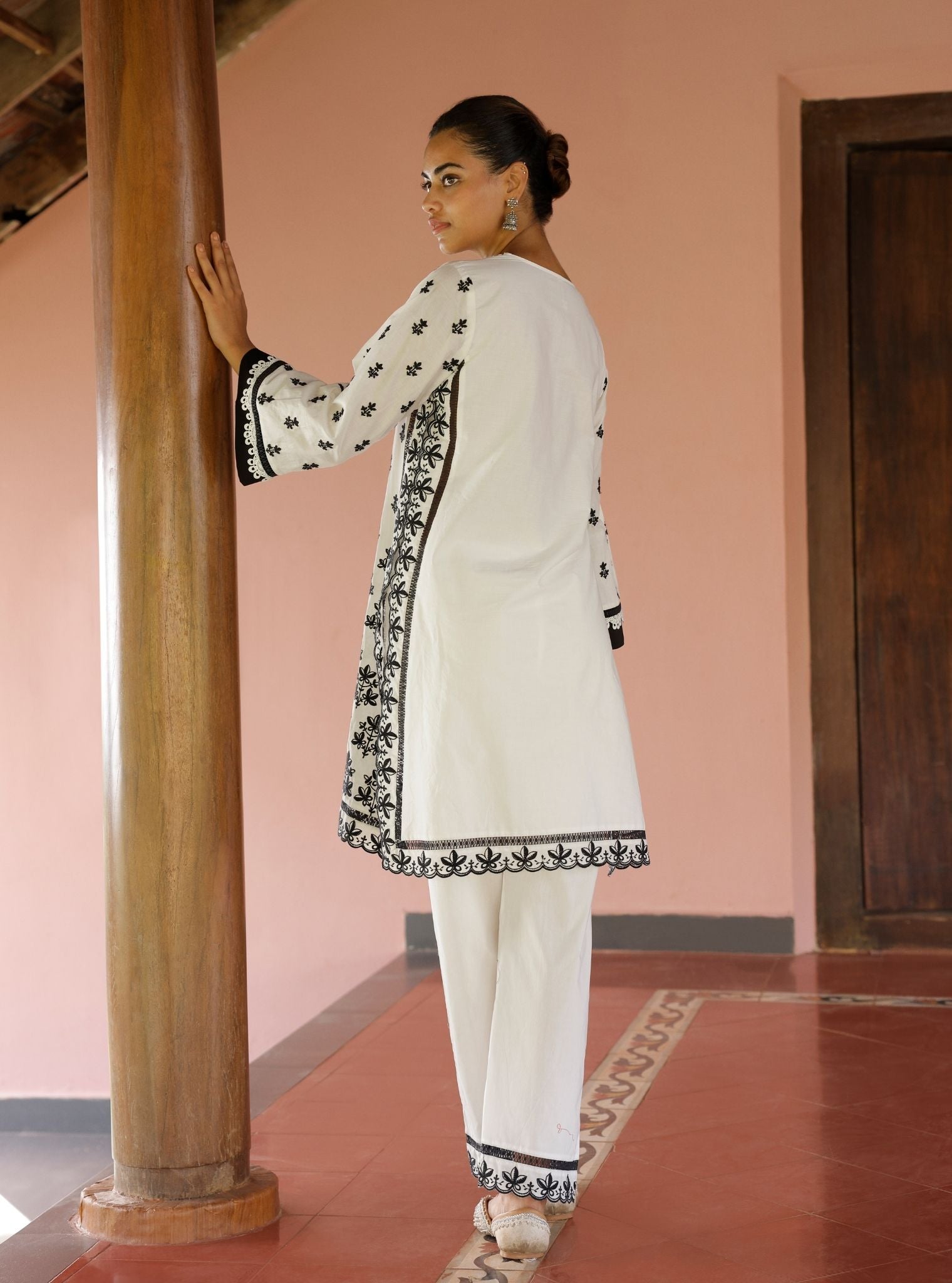 Rith Supima Cotton White Kurta Set