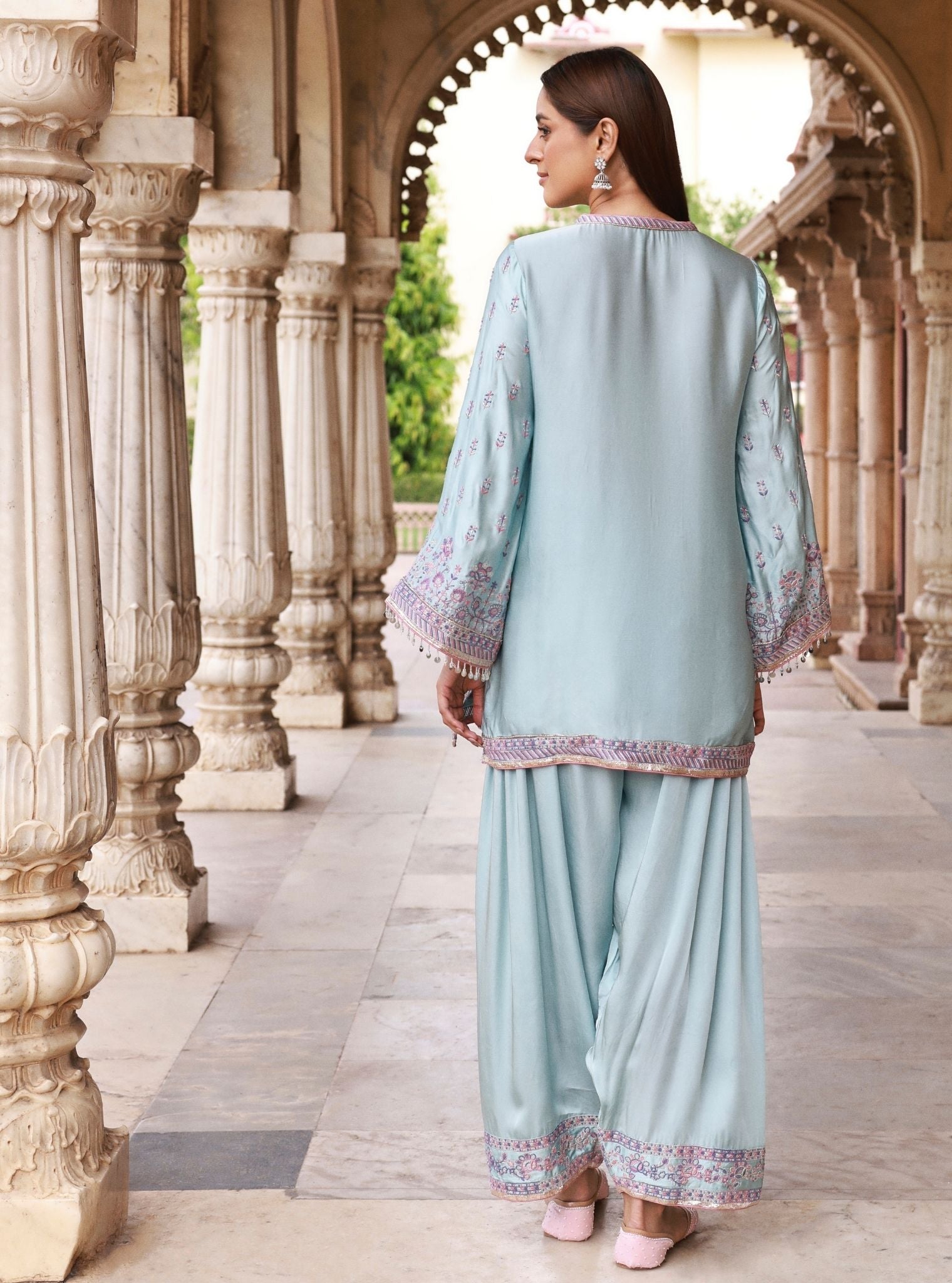 Pralika Blue Kurta Set