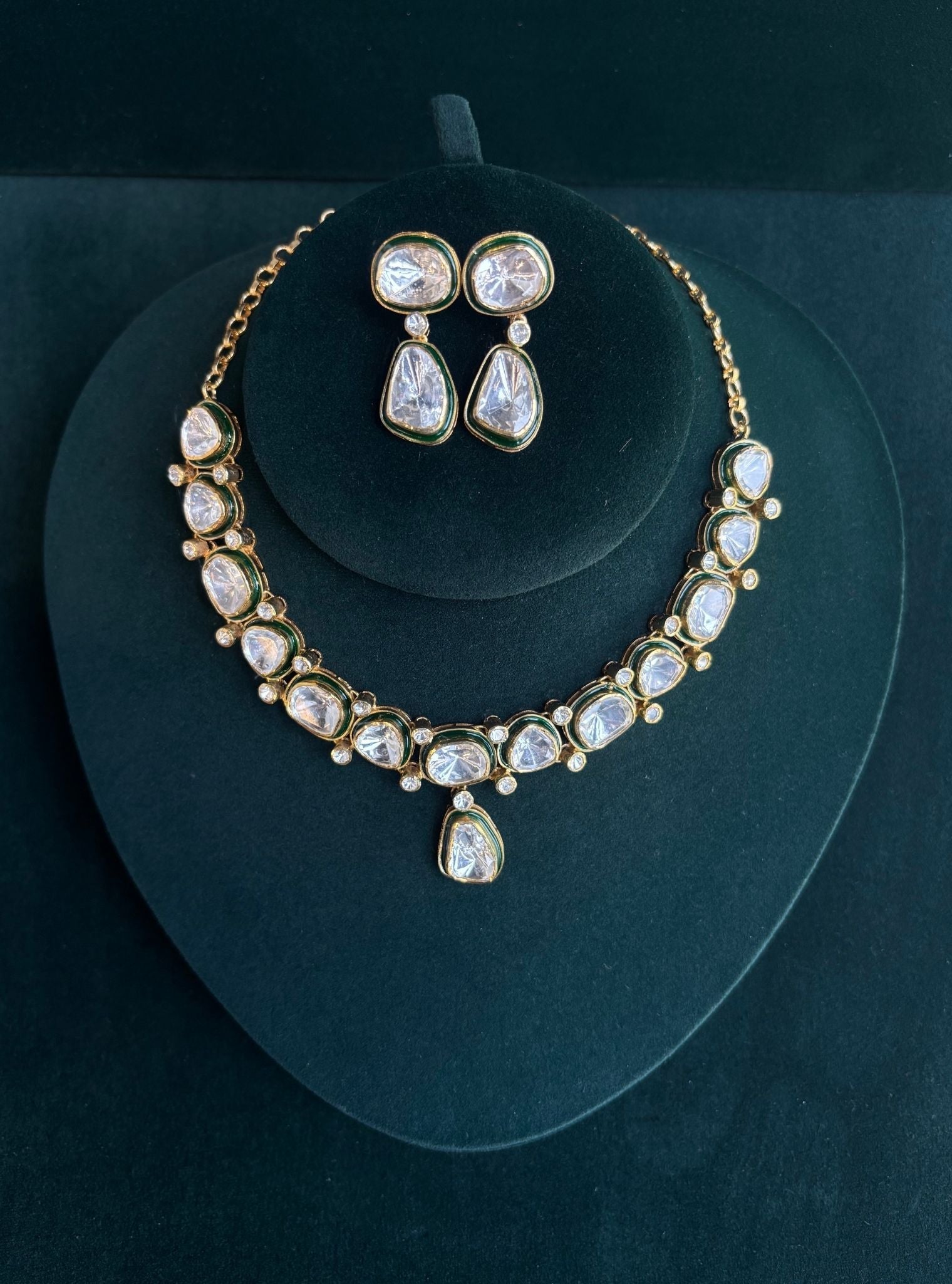 Pure Silver Damini Necklace Set