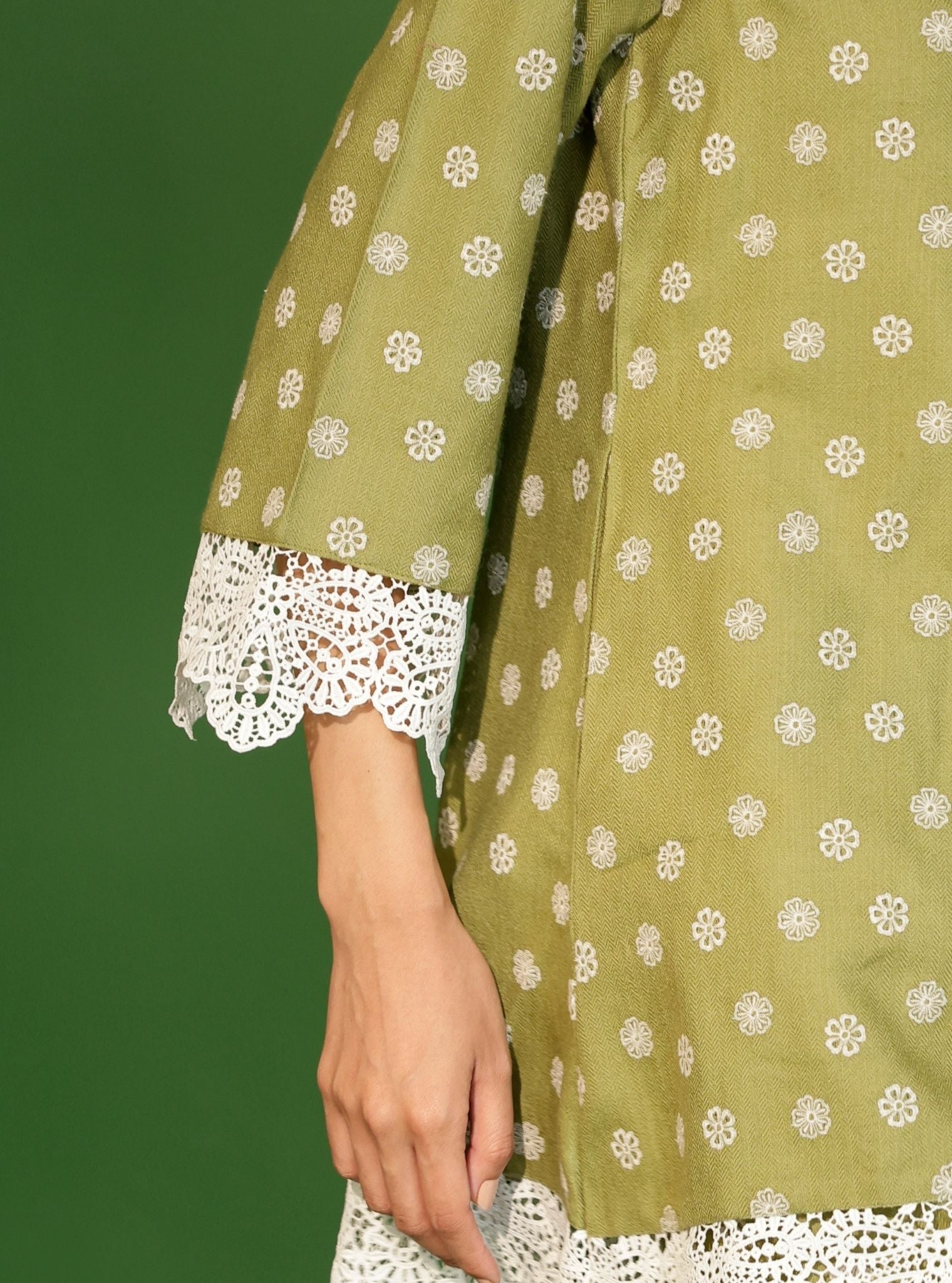 Arden Wool Green Co-ord Set