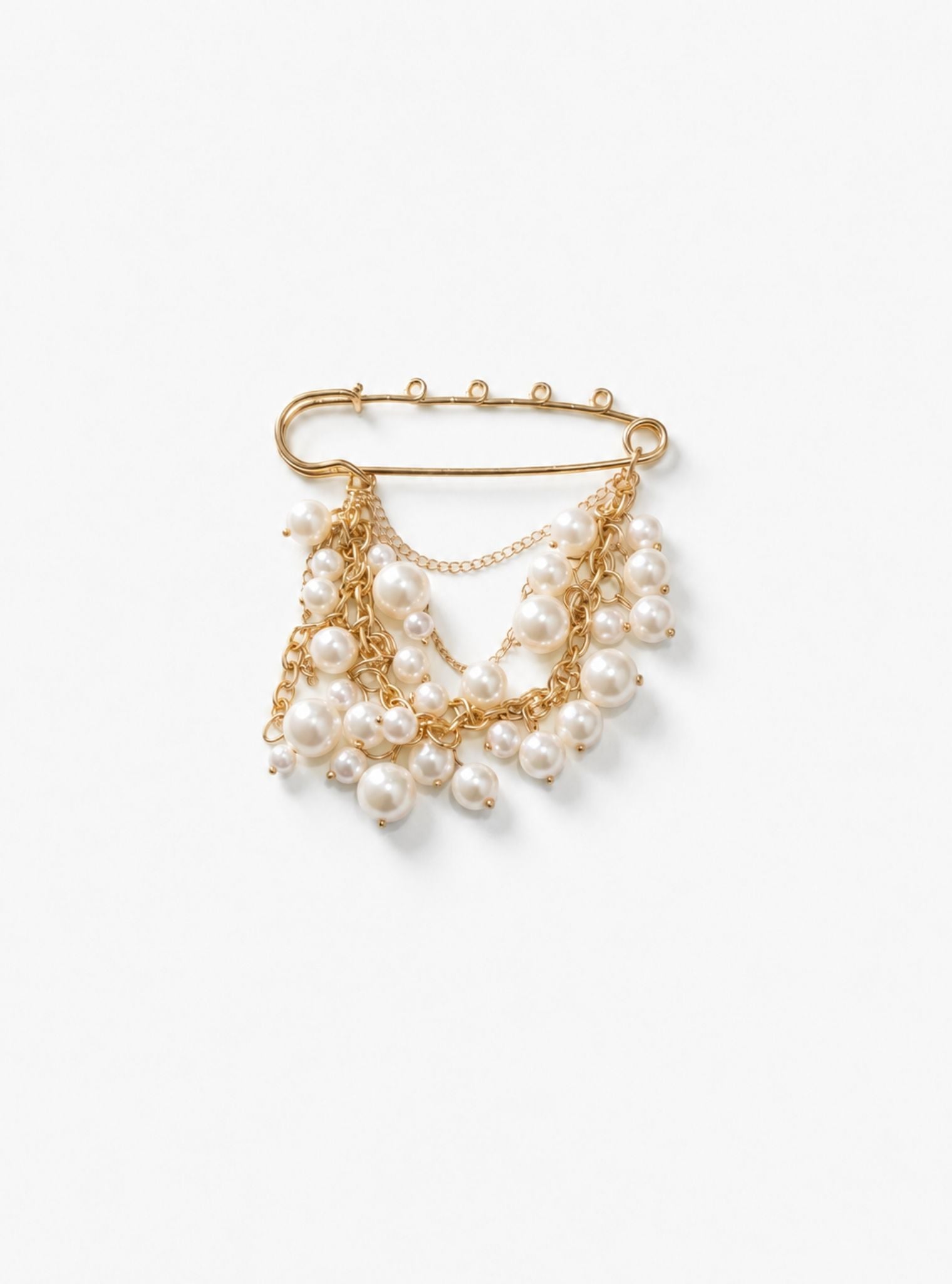 Pearl Cascade Brooch
