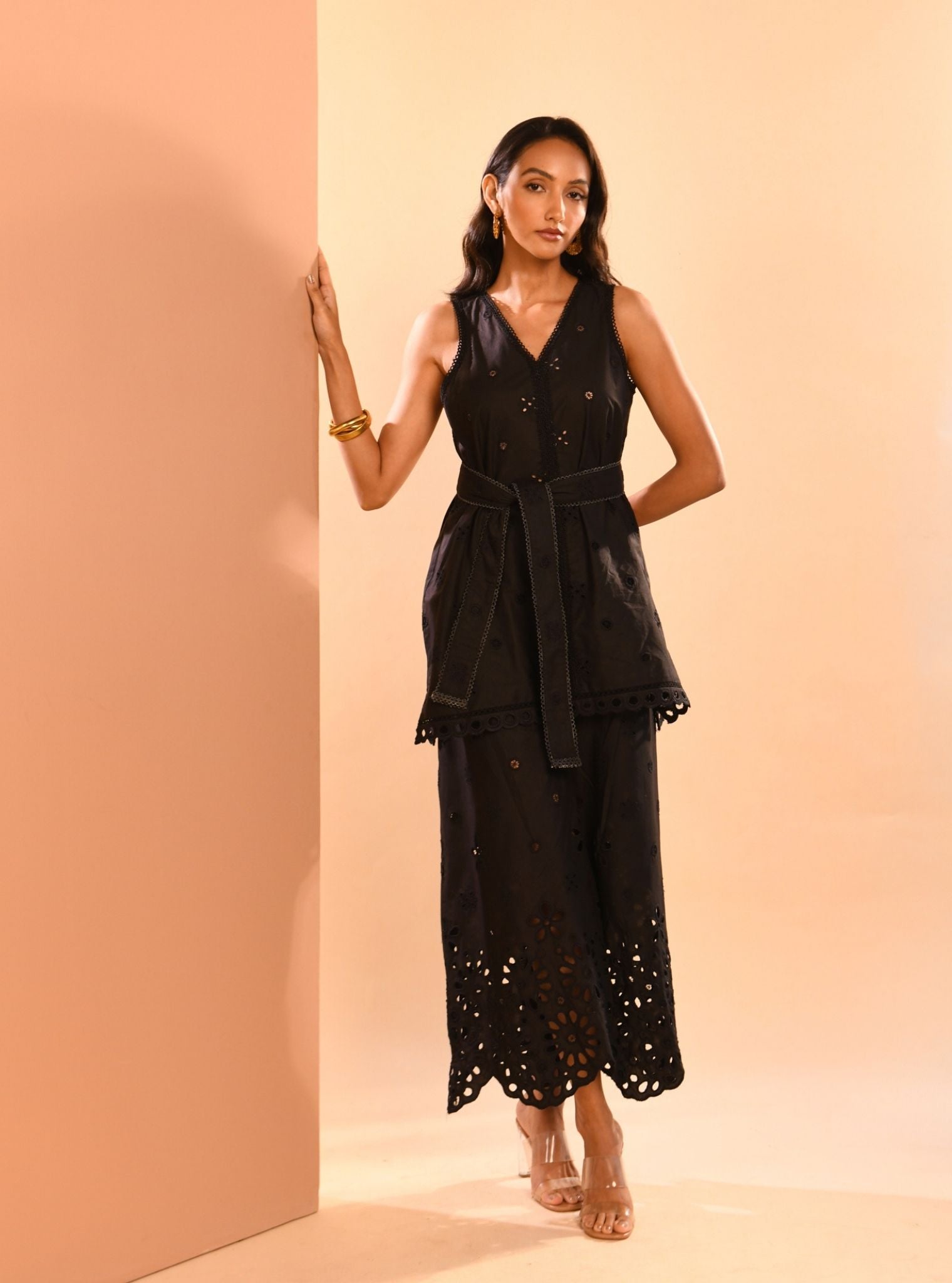 Yale Cotton Black Co-ord Set