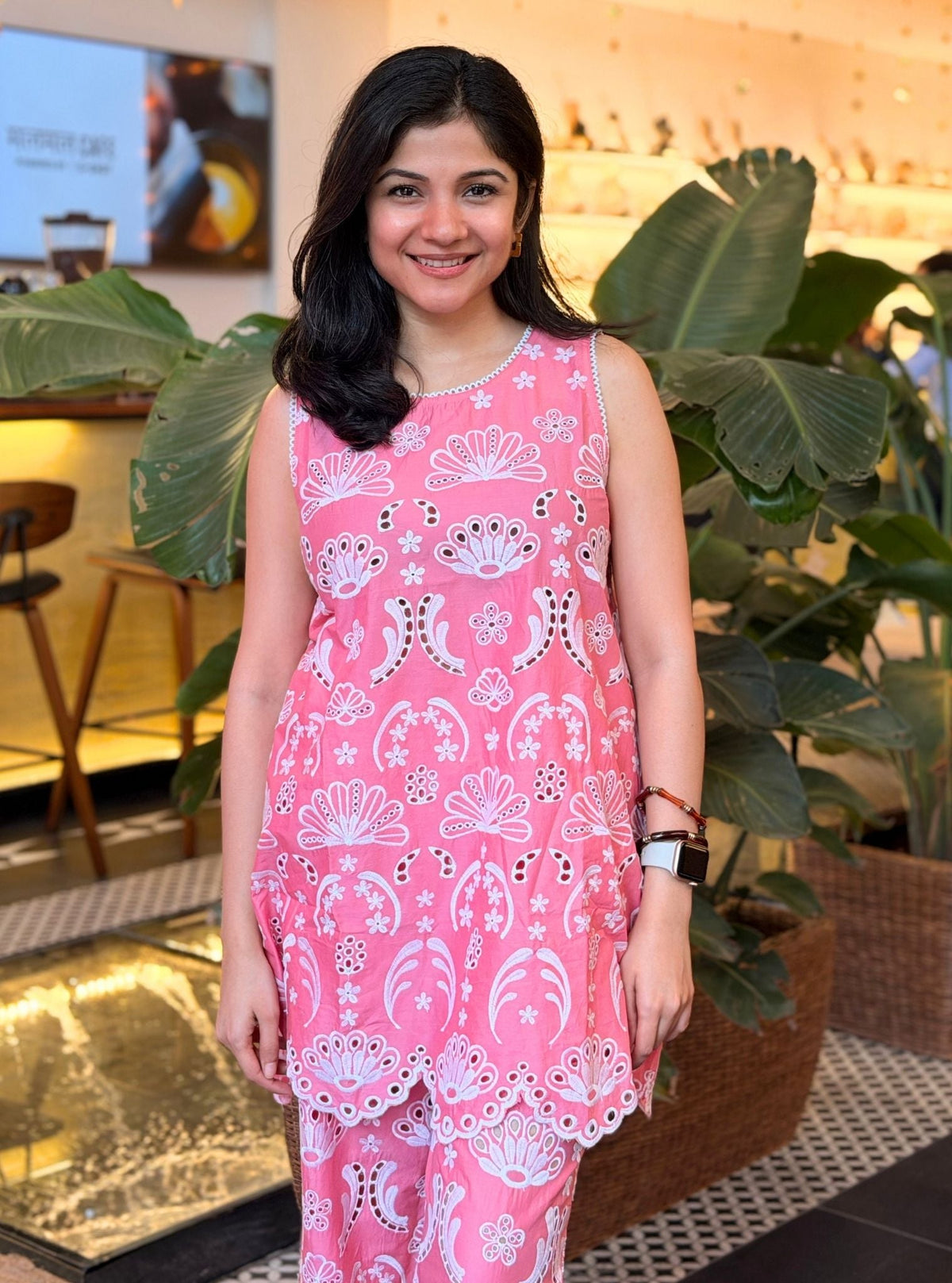 Shaya Supima Cotton Pink Co-ord Set