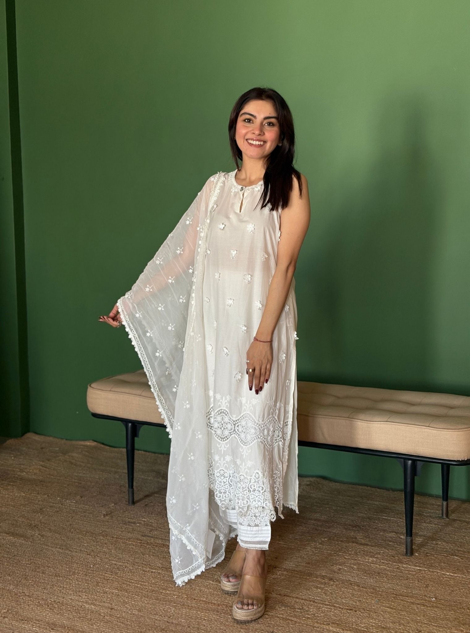 Paradise Supima Cotton Kurta With New Pintuck Pant