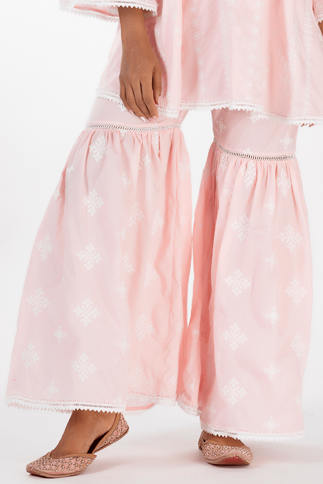 Mulmul Supima Cotton Arlo Pink Garara