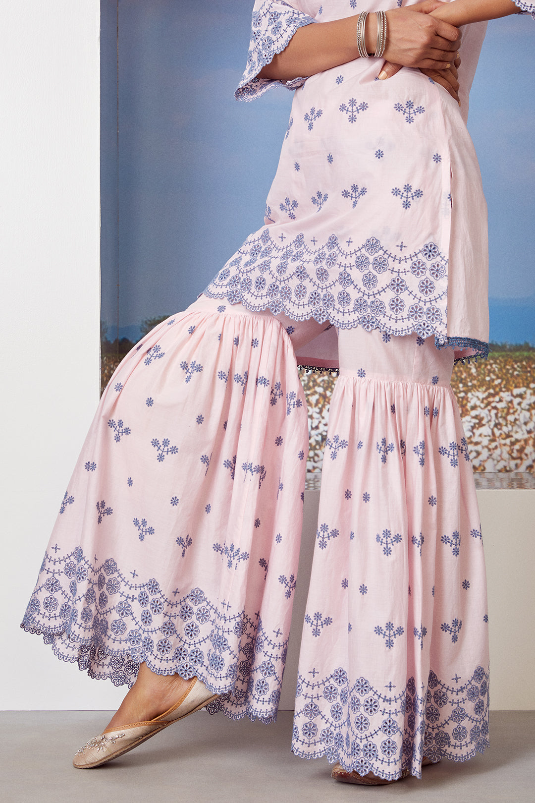 Mulmul Supima Cotton Ashberry Garara