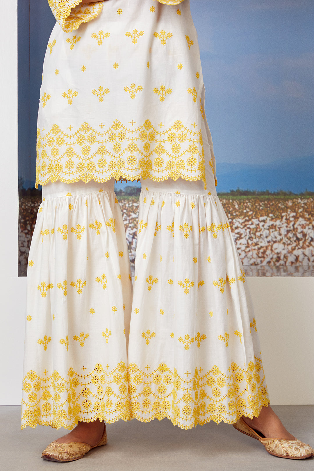 Mulmul Supima Cotton Ashberry Garara