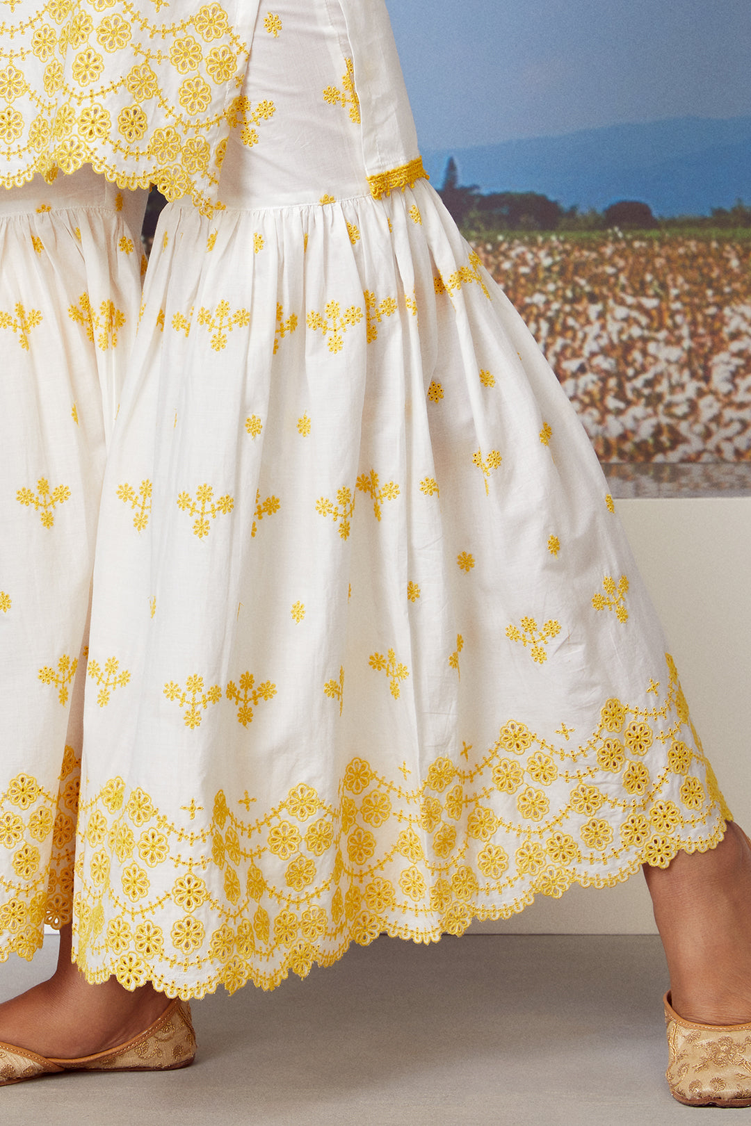 Mulmul Supima Cotton Ashberry Garara