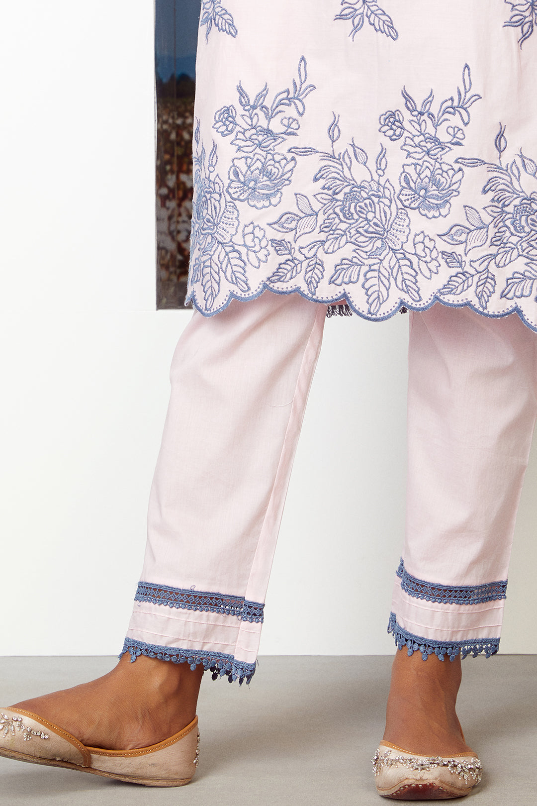 Azure Supima Cotton Kurta Set