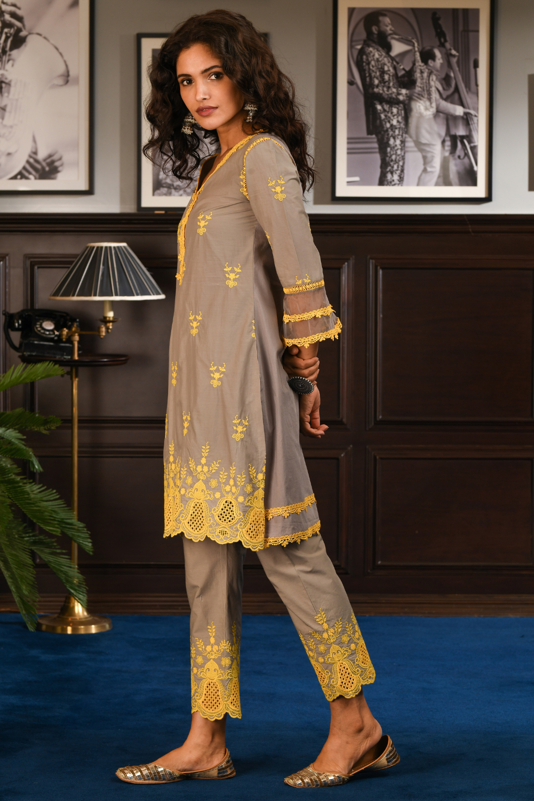 Bliss Kurta Grey