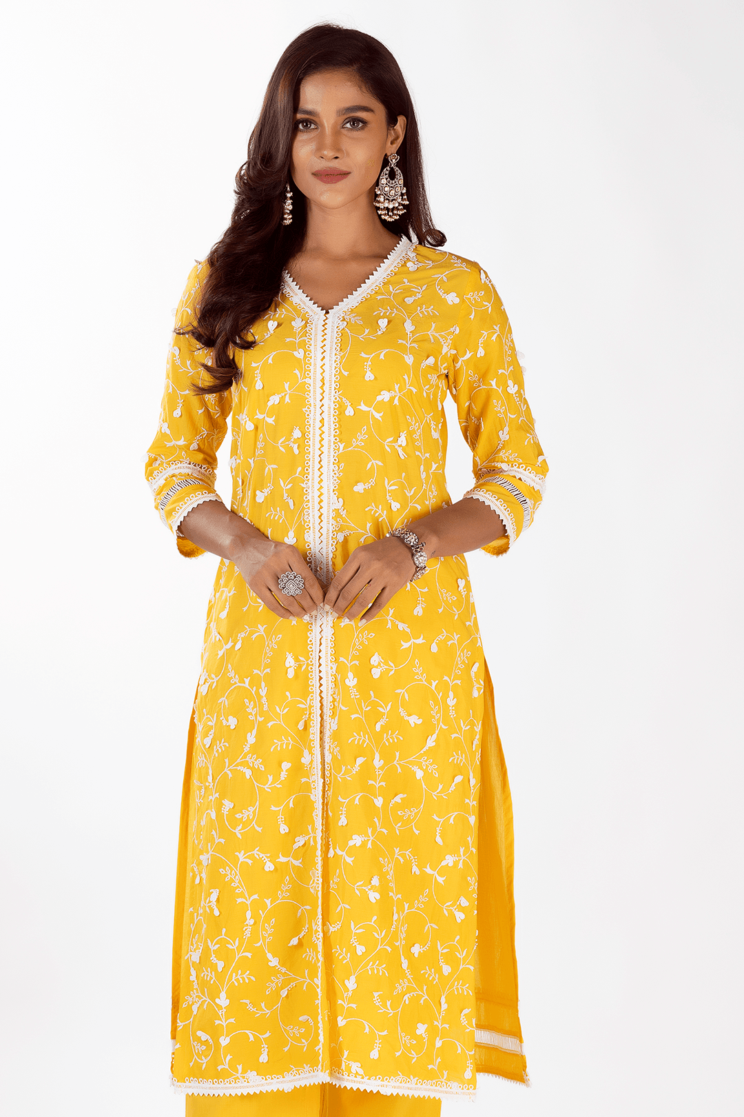 Mulmul Supima Cotton Cali Mango Kurta