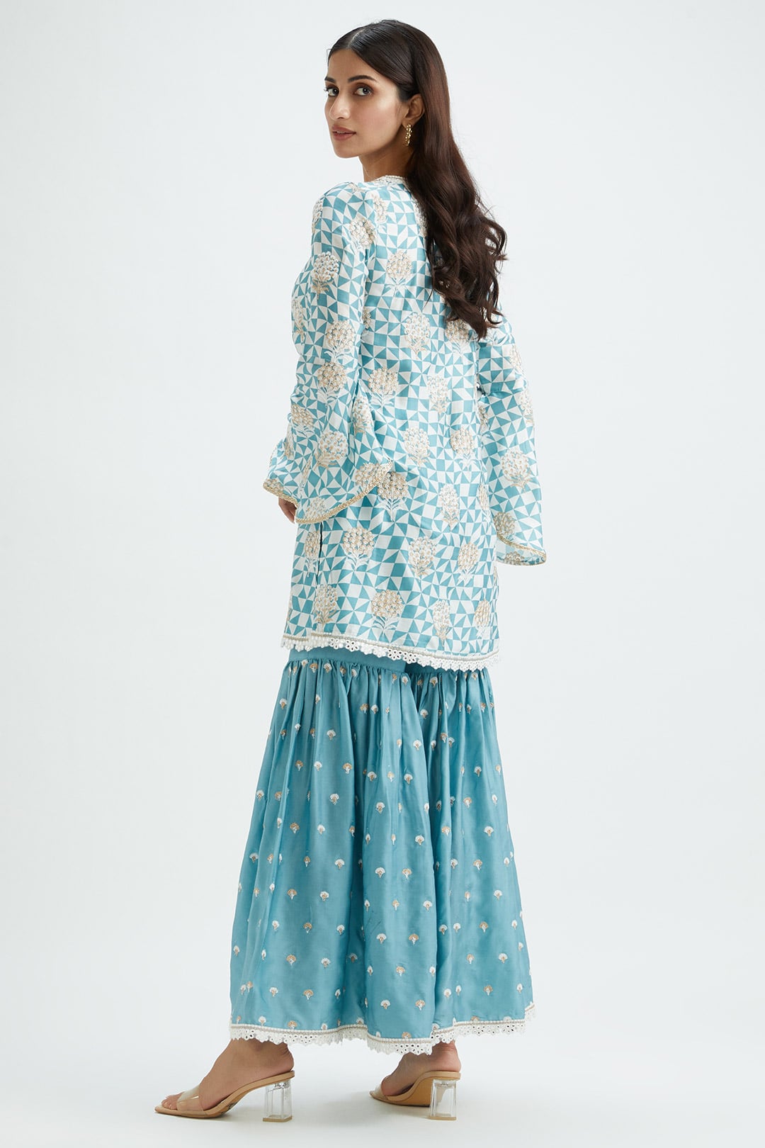Camden Teal Kurta