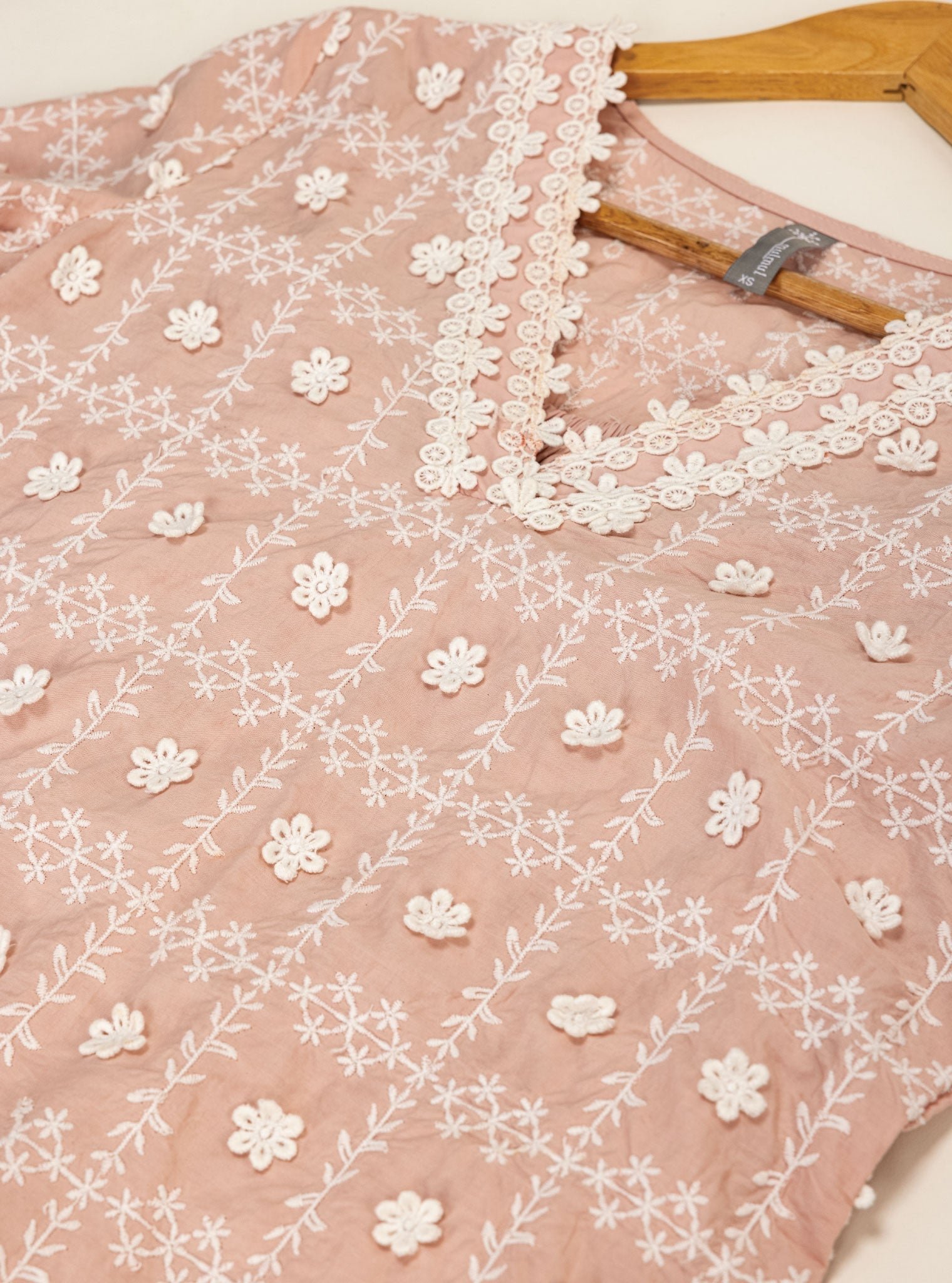 Cove Supima Cotton Pink Top with Pant Set