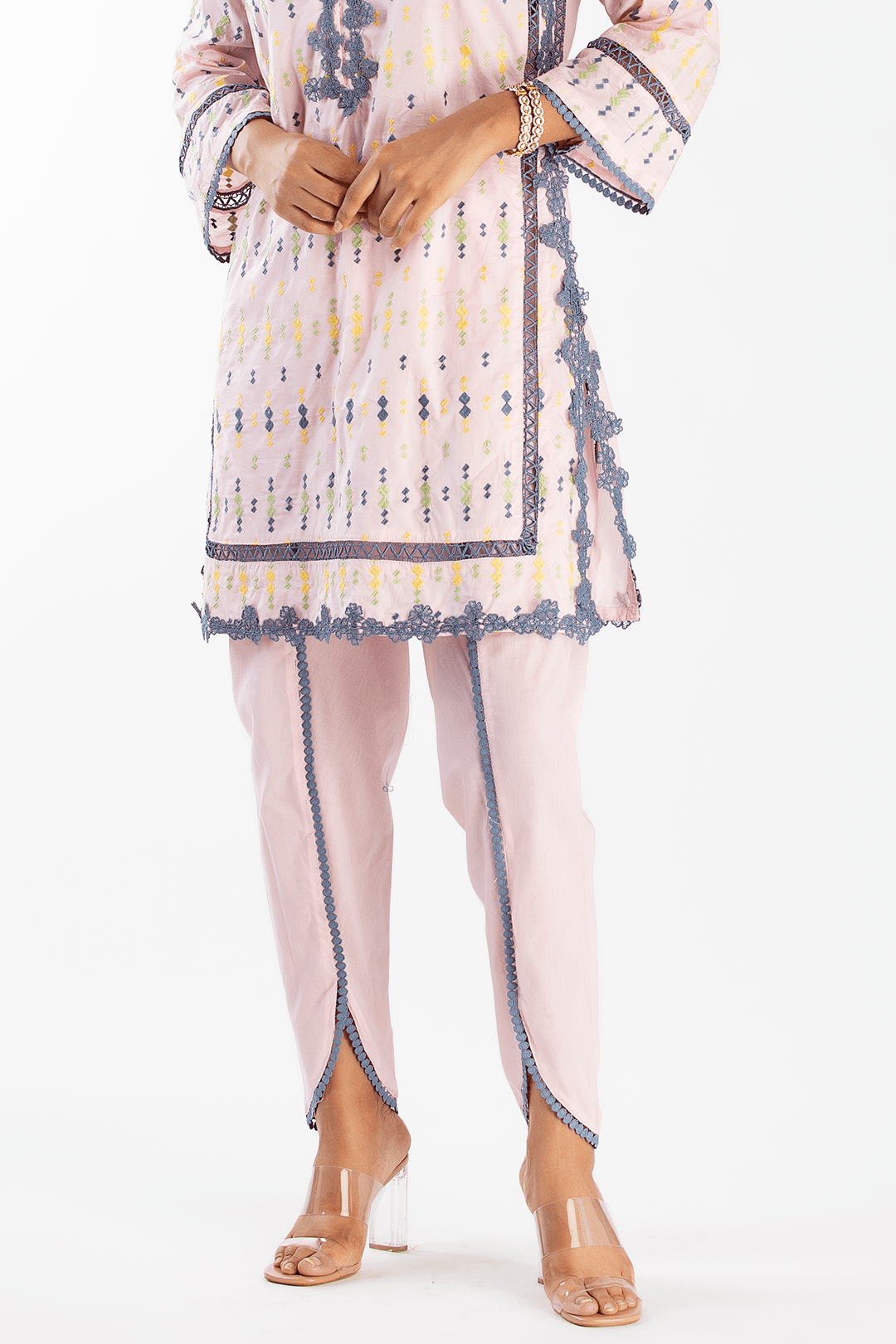 Mulmul Supima Cotton Cupid Pink Pyajama