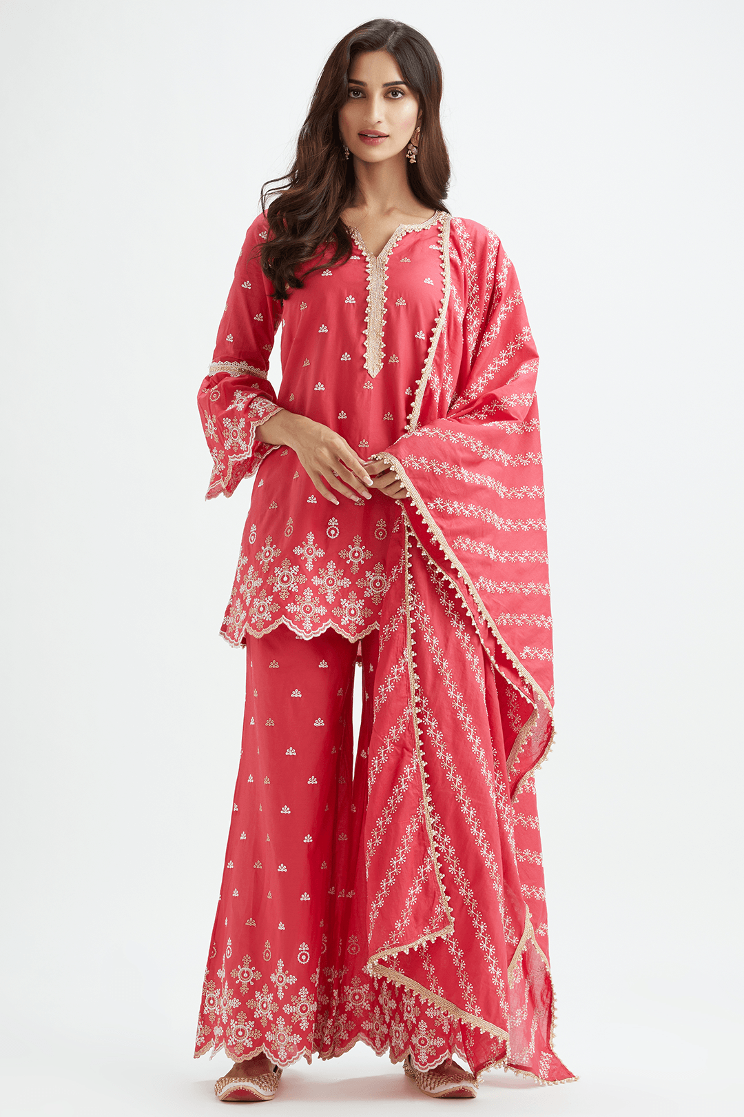 Dove Red Kurta