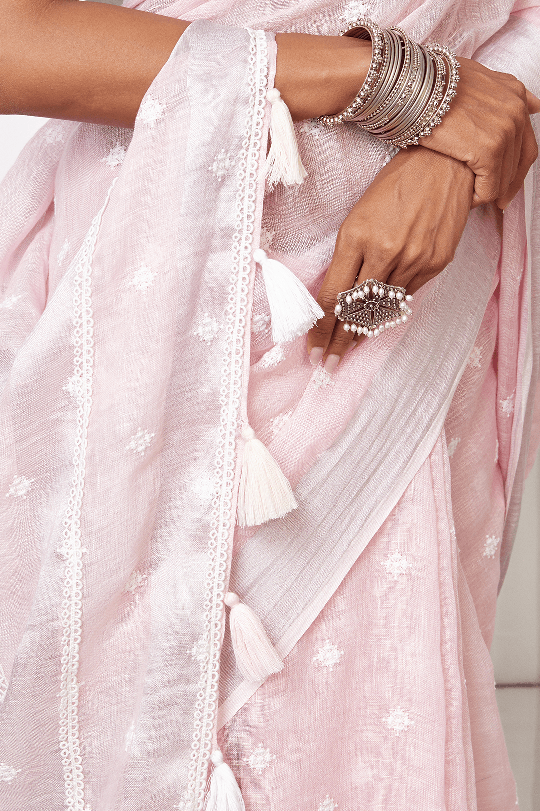 Elain Linen Saree