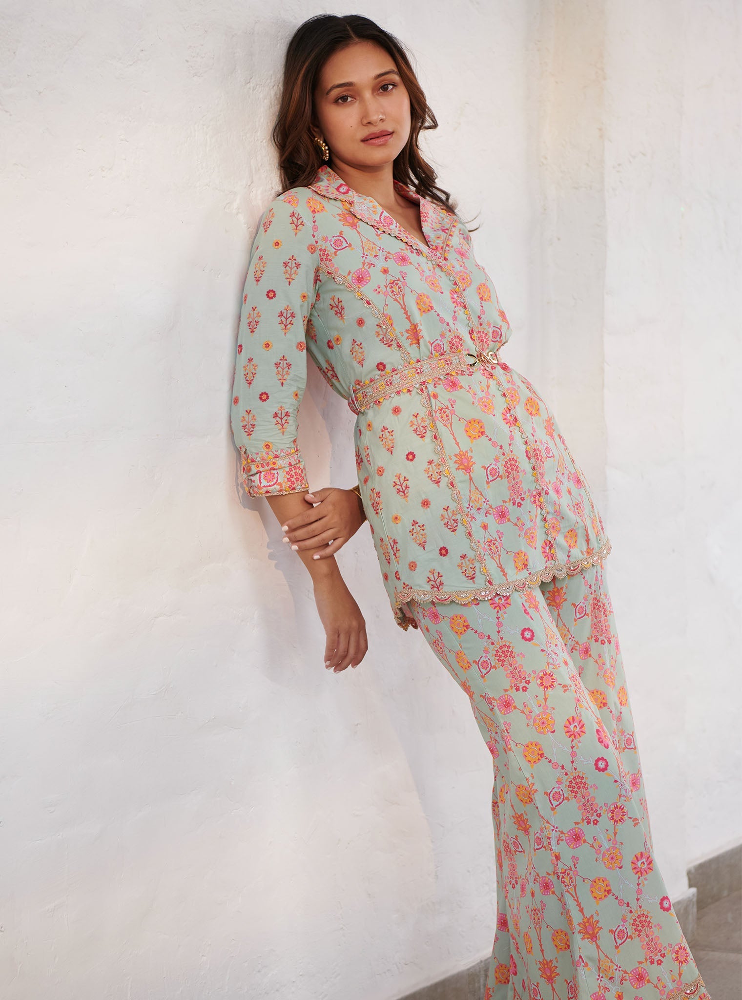 Mulmul Supima Cotton Erin Top Green