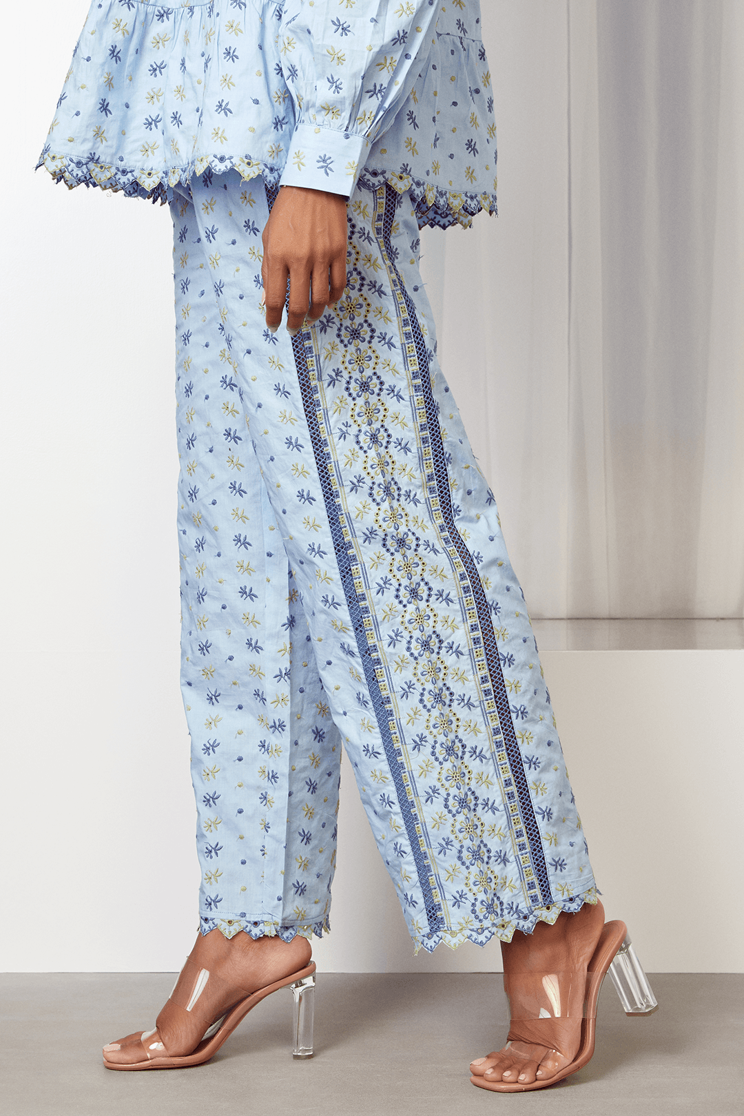 Esmee Cotton Light Blue Co-ord Set