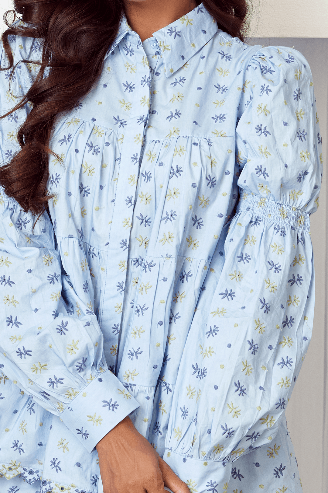 Esmee Cotton Light Blue Co-ord Set