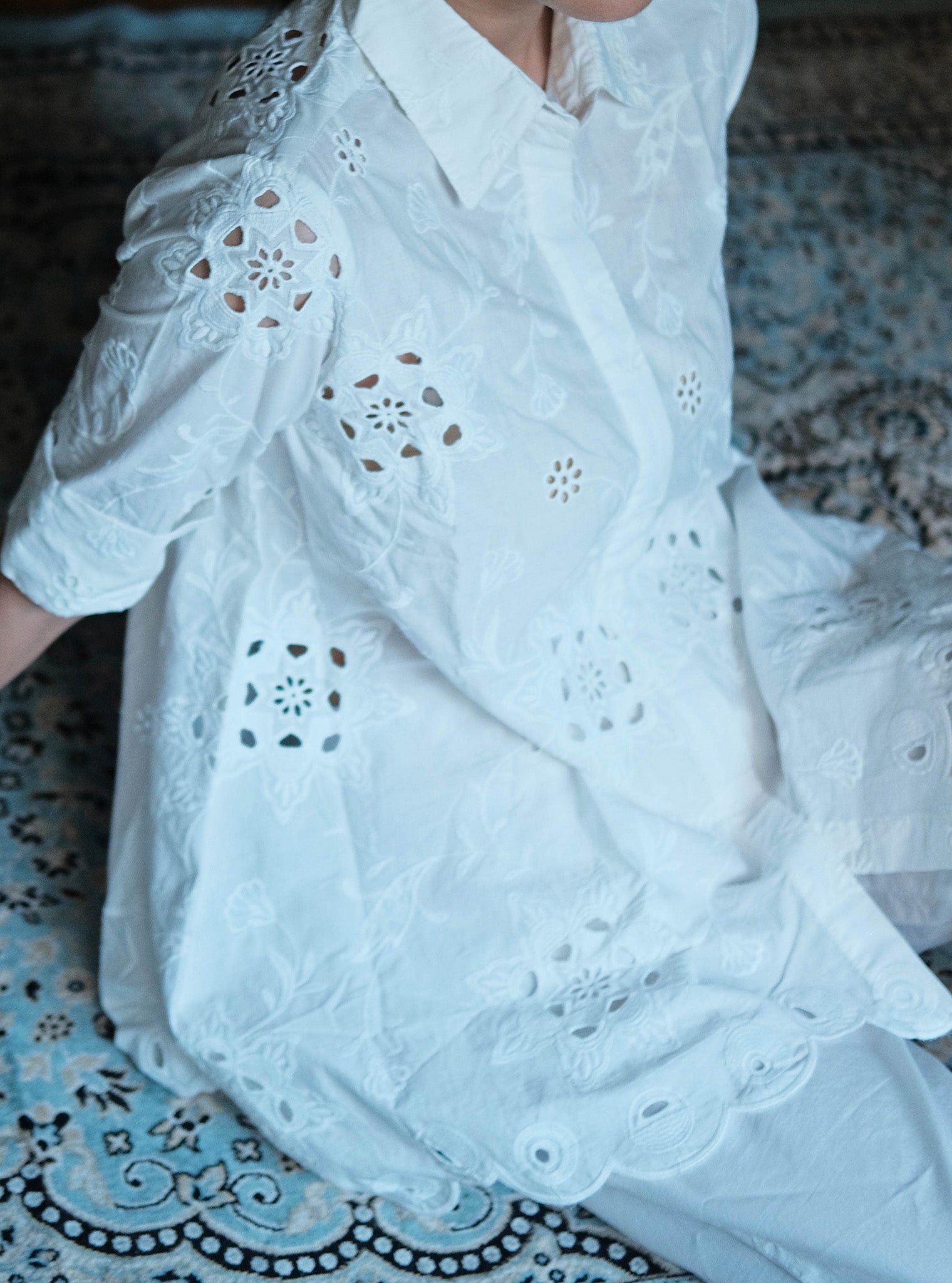 Eve Iconic Supima Cotton White Shirt