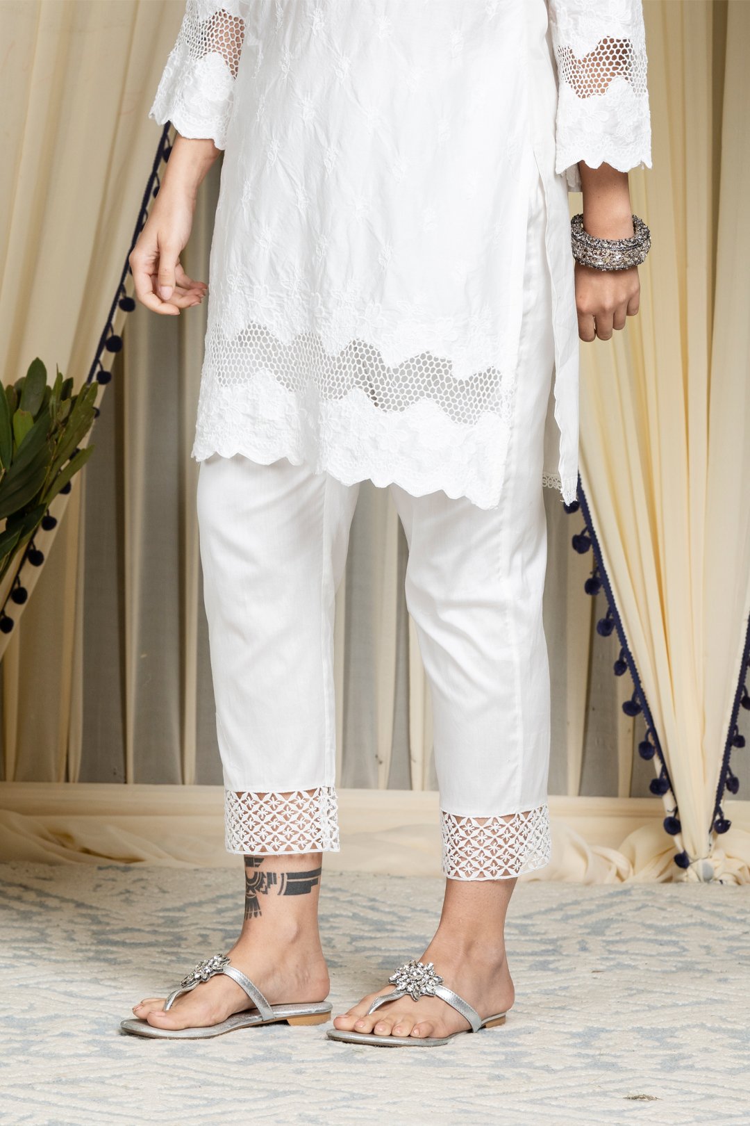 Mulmul Supima Cotton Fern Pyajama