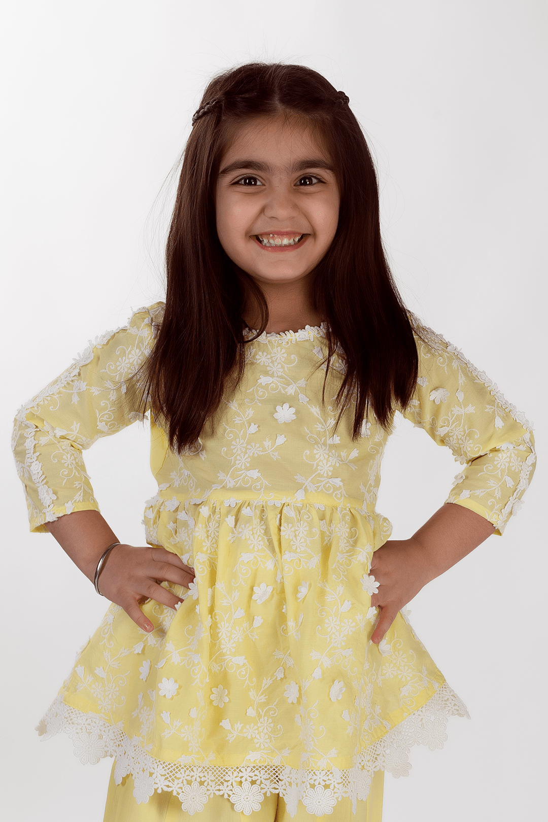 Jolie Supima Cotton Lemon Sharara Set