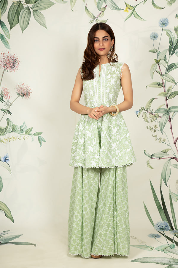 Magnolia Kurta Green