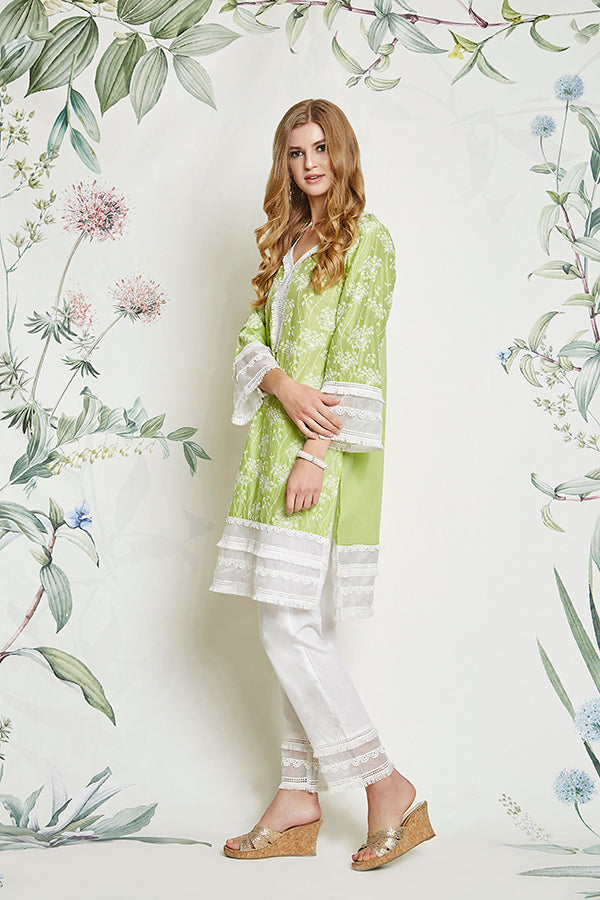 Thistle Kurta Green