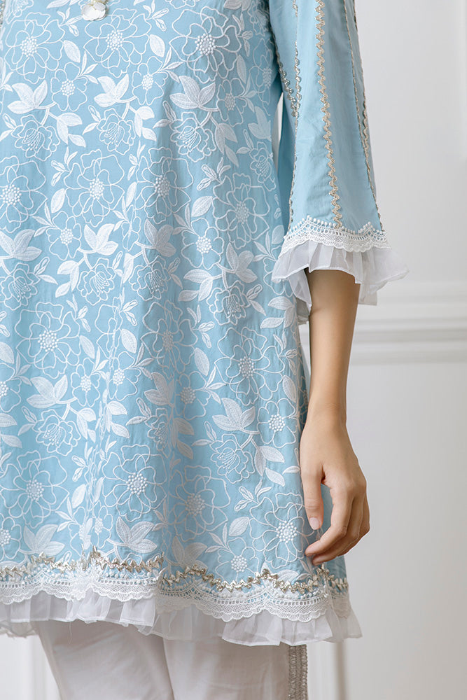 Hana Turquoise Kurta Set