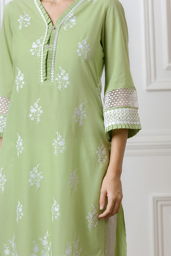 Amber Green Kurta Set