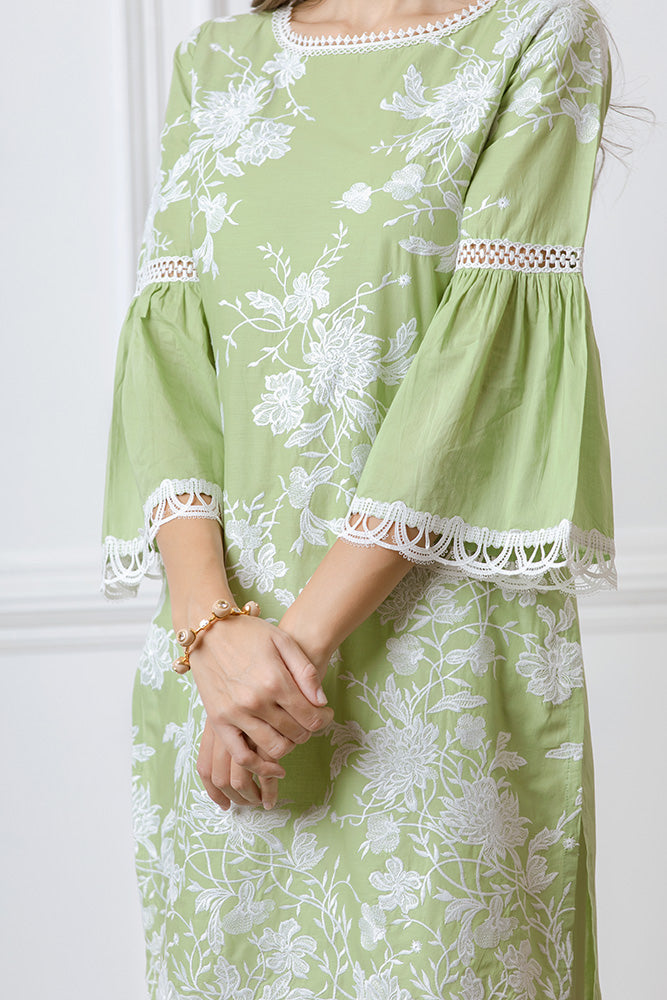 Cecilia Green Kurta Set