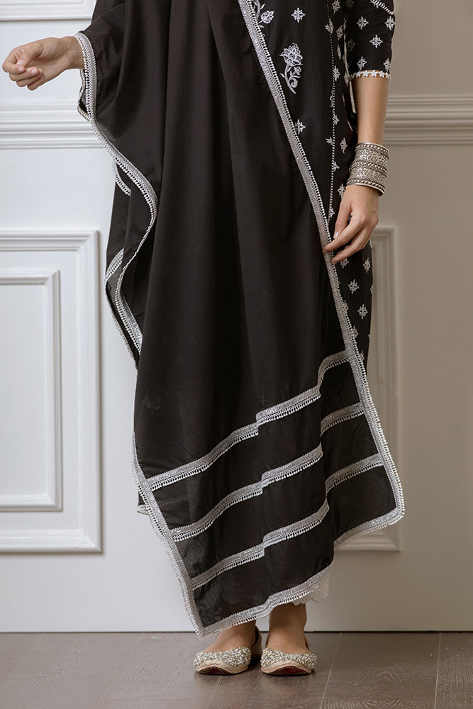 Rue Black Kurta Set
