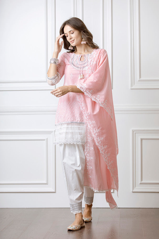 Mulmul Supima Cotton Lily Dupatta