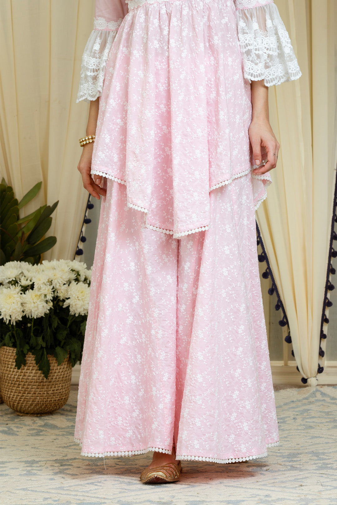 Mulmul Supima Cotton Ariana Sharara